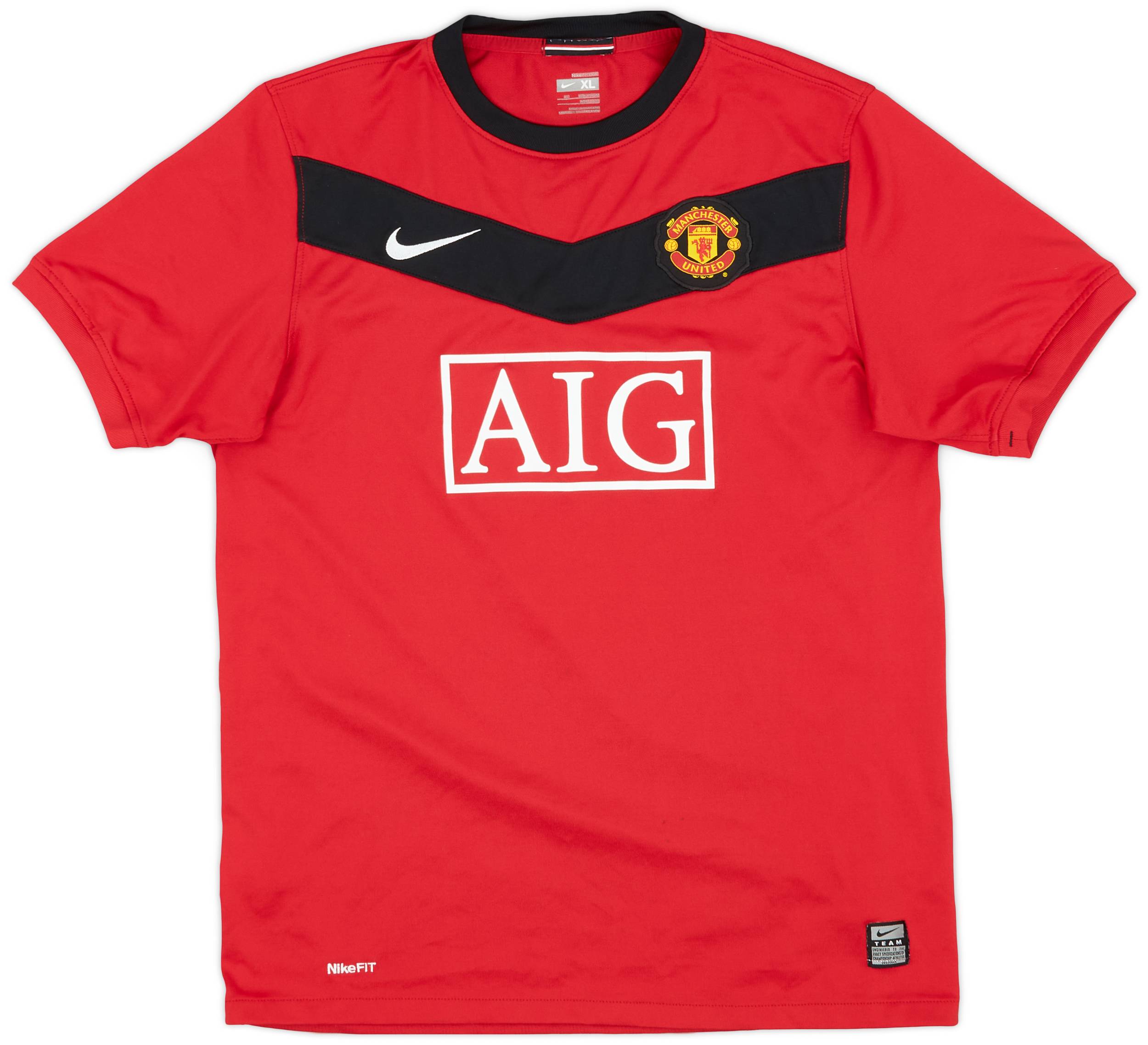 2009-10 Manchester United Home Shirt - 8/10 - (XL.Boys)
