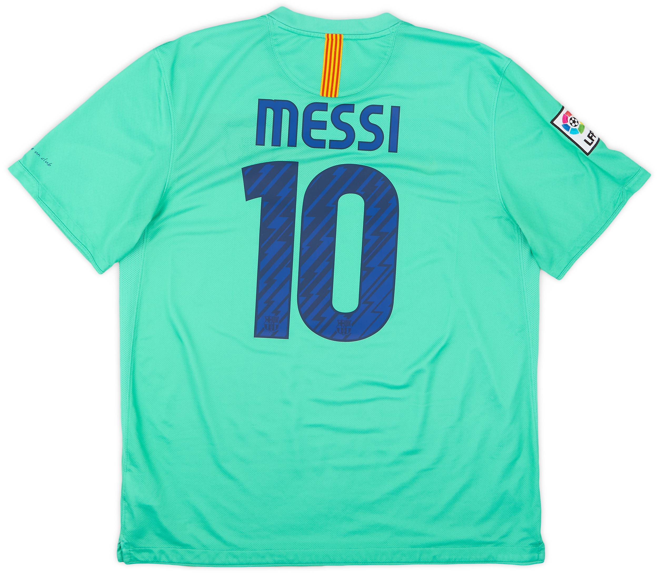 2010-11 Barcelona Away Shirt Messi #10 - 8/10 - (XL)