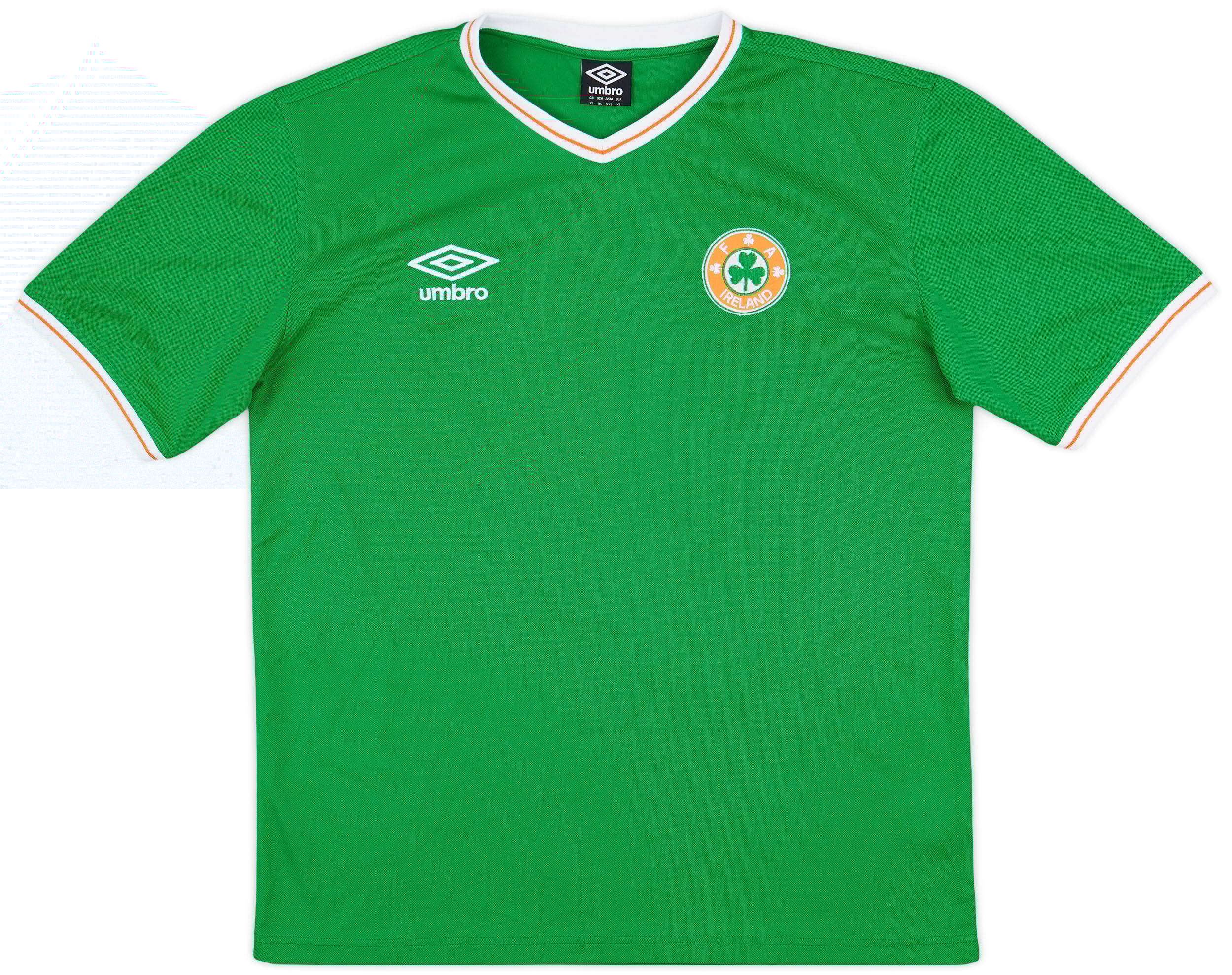 1996/98 KEANE #6 Ireland Vintage Umbro Home Football Shirt