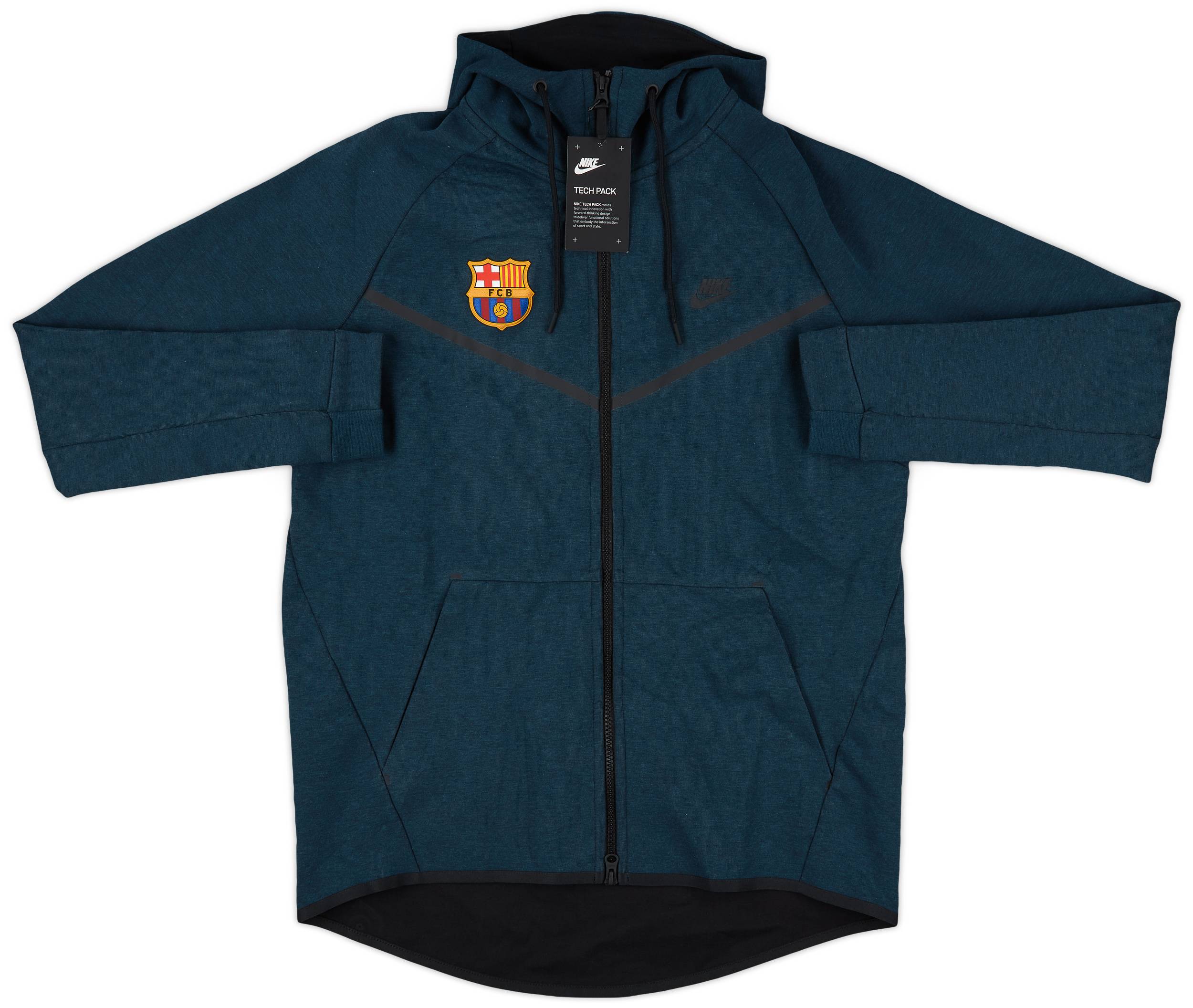 2018-19 Barcelona Nike Tech Fleece Hooded Top (L)