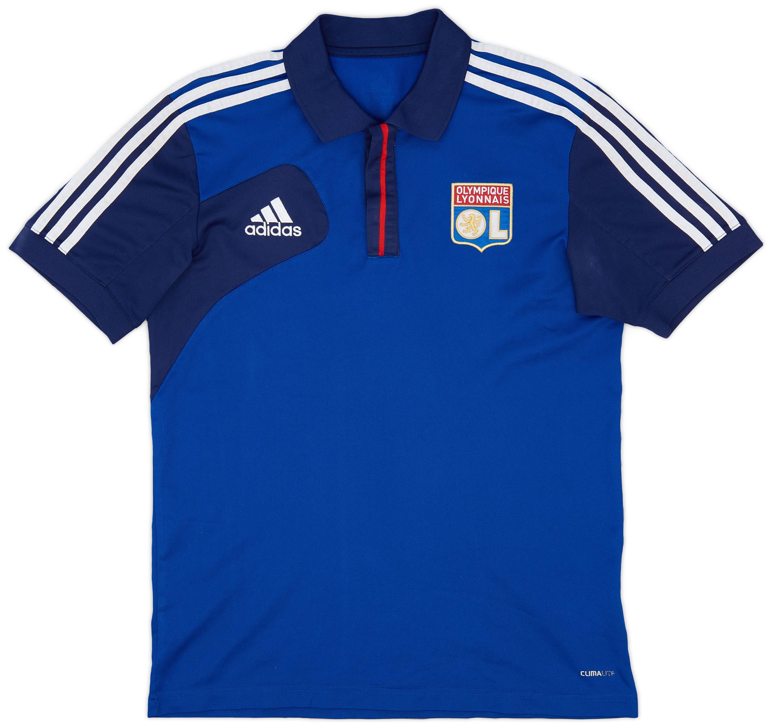 2012-13 Lyon adidas Polo Shirt - 8/10 - (S)