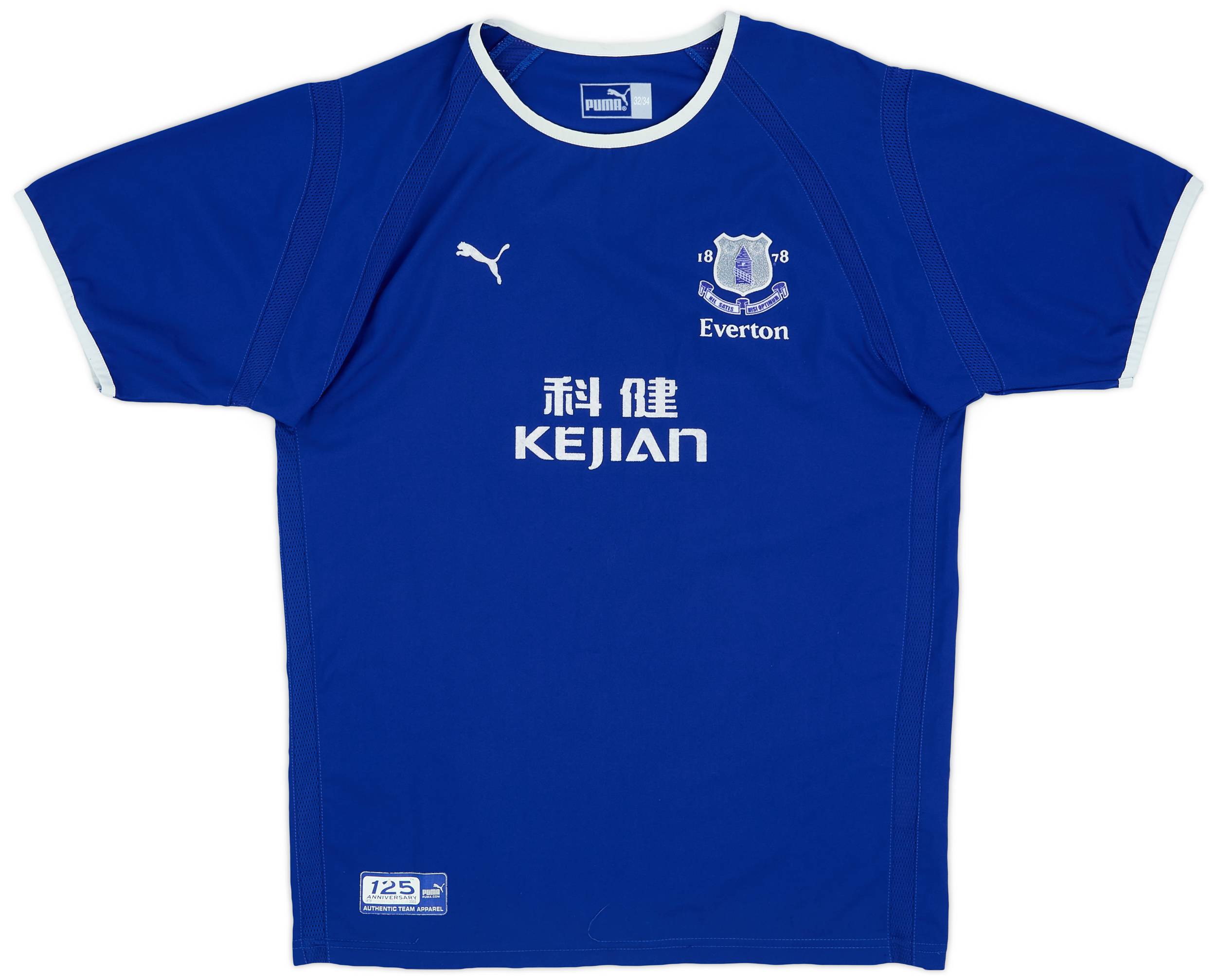 2003-04 Everton Home Shirt - 8/10 - (XL.Boys)