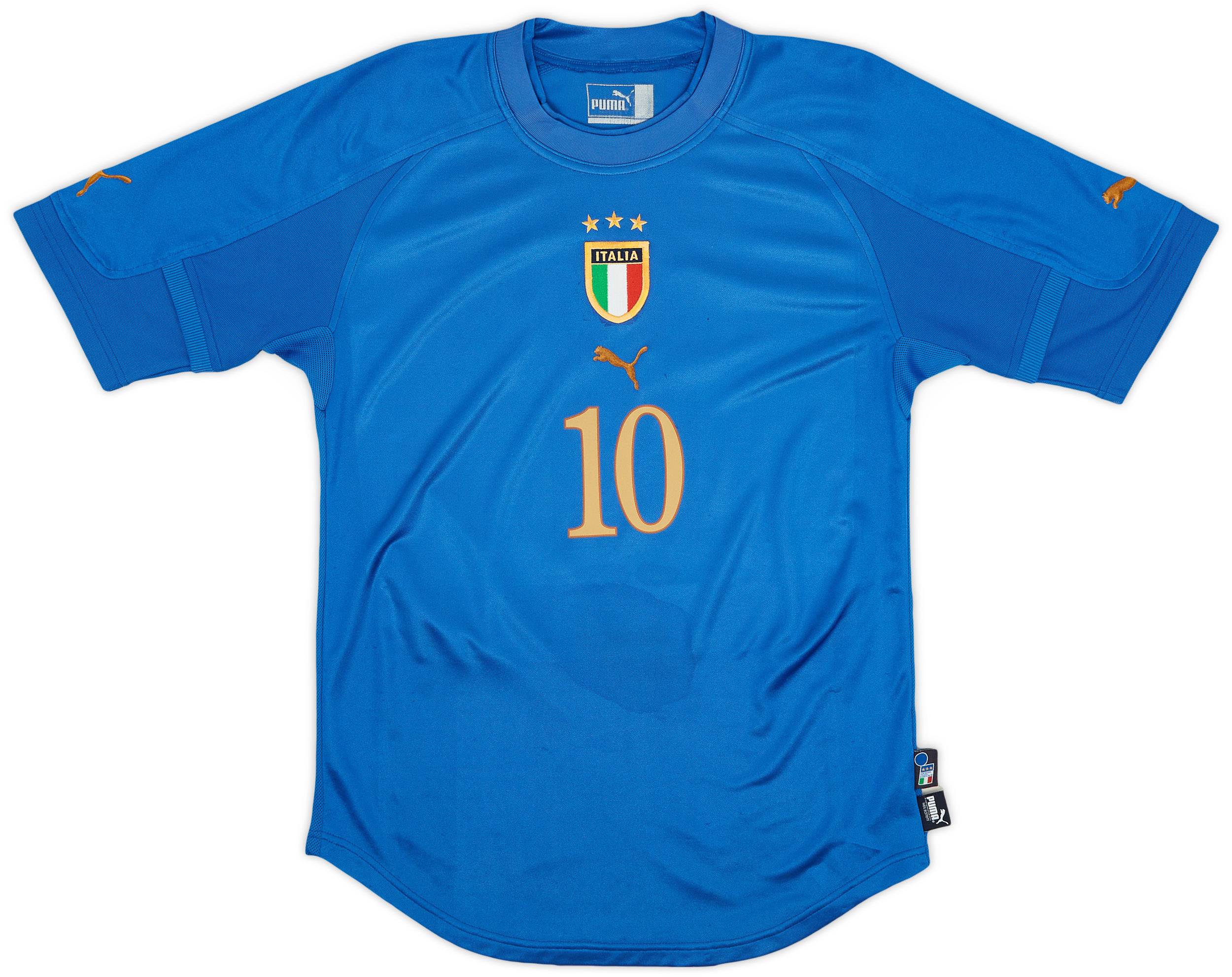 【限定価格セール！】 Italy 2004-06 Home (M) - 4/10 - #10 Baggio Shirt ウェア
