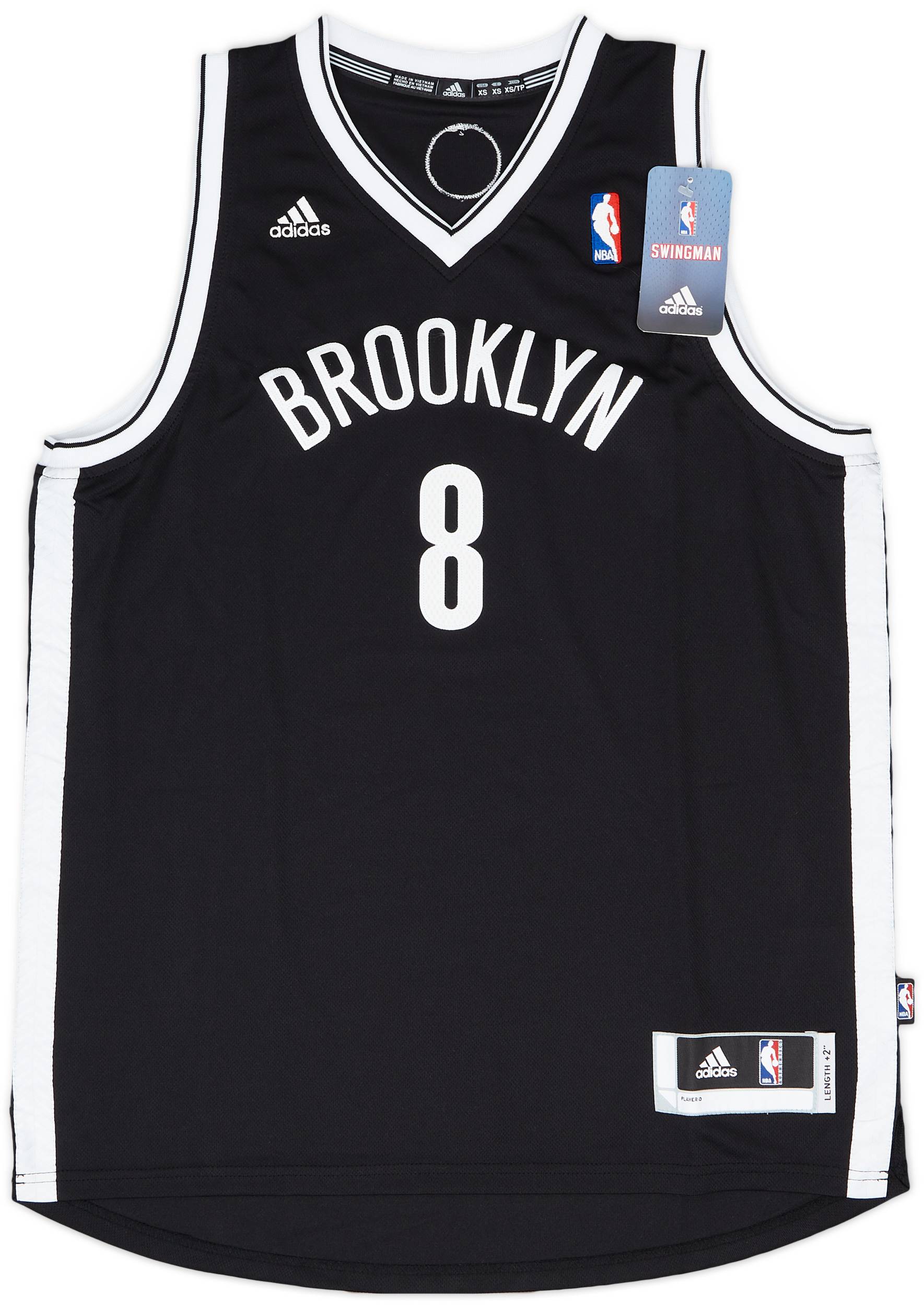 2012-14 Brooklyn Nets Williams #8 adidas Swingman Away Jersey (XS)