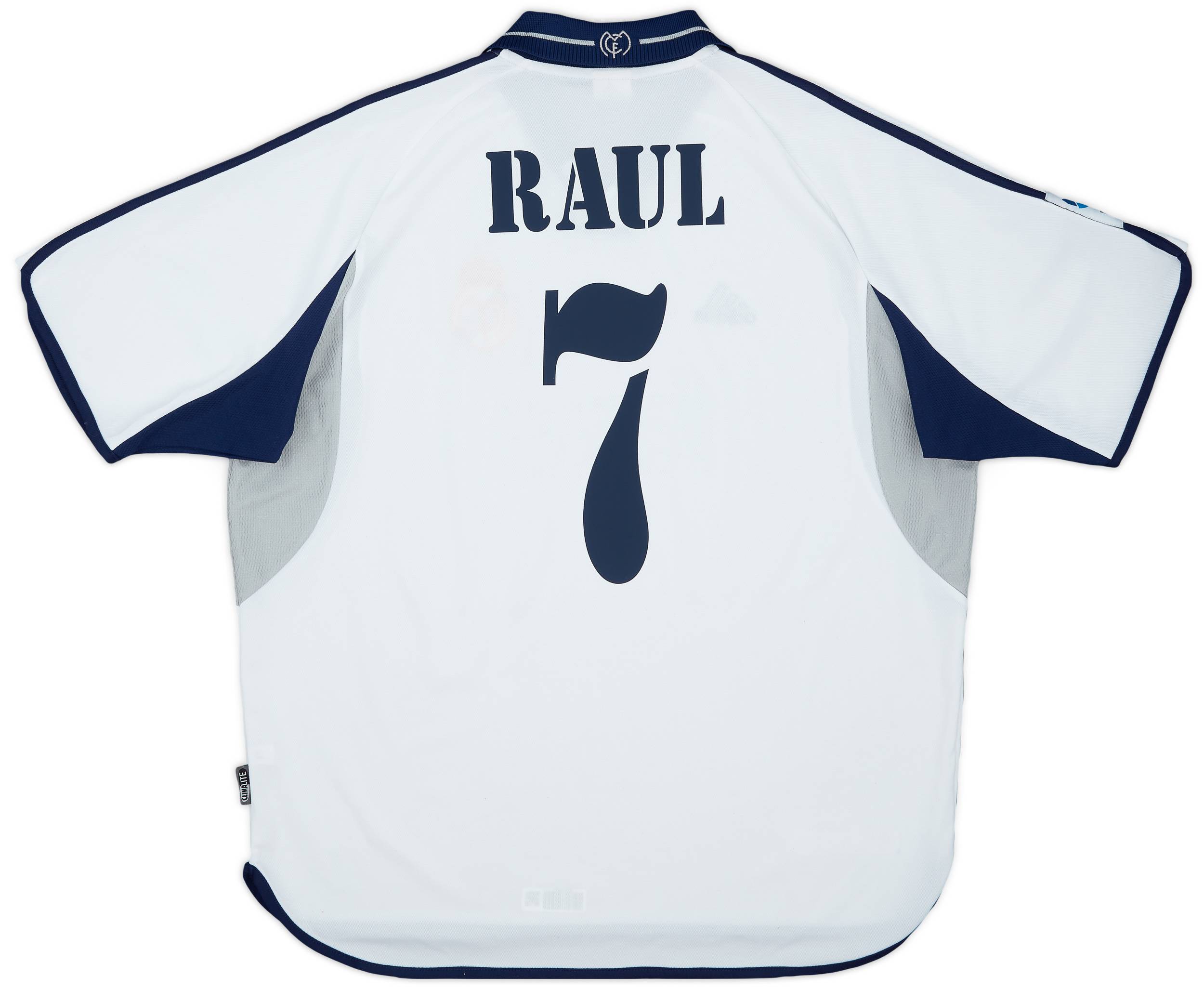 2000-01 Real Madrid Home Shirt Raul #7 - 5/10 - (XL)