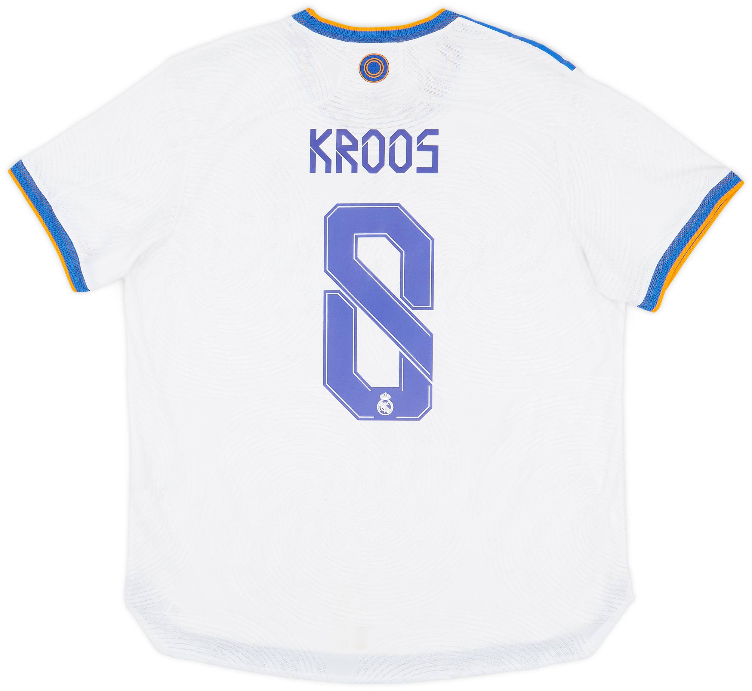 2021-22 Real Madrid Authentic Home Shirt Kroos #8 - 9/10 - (XL)