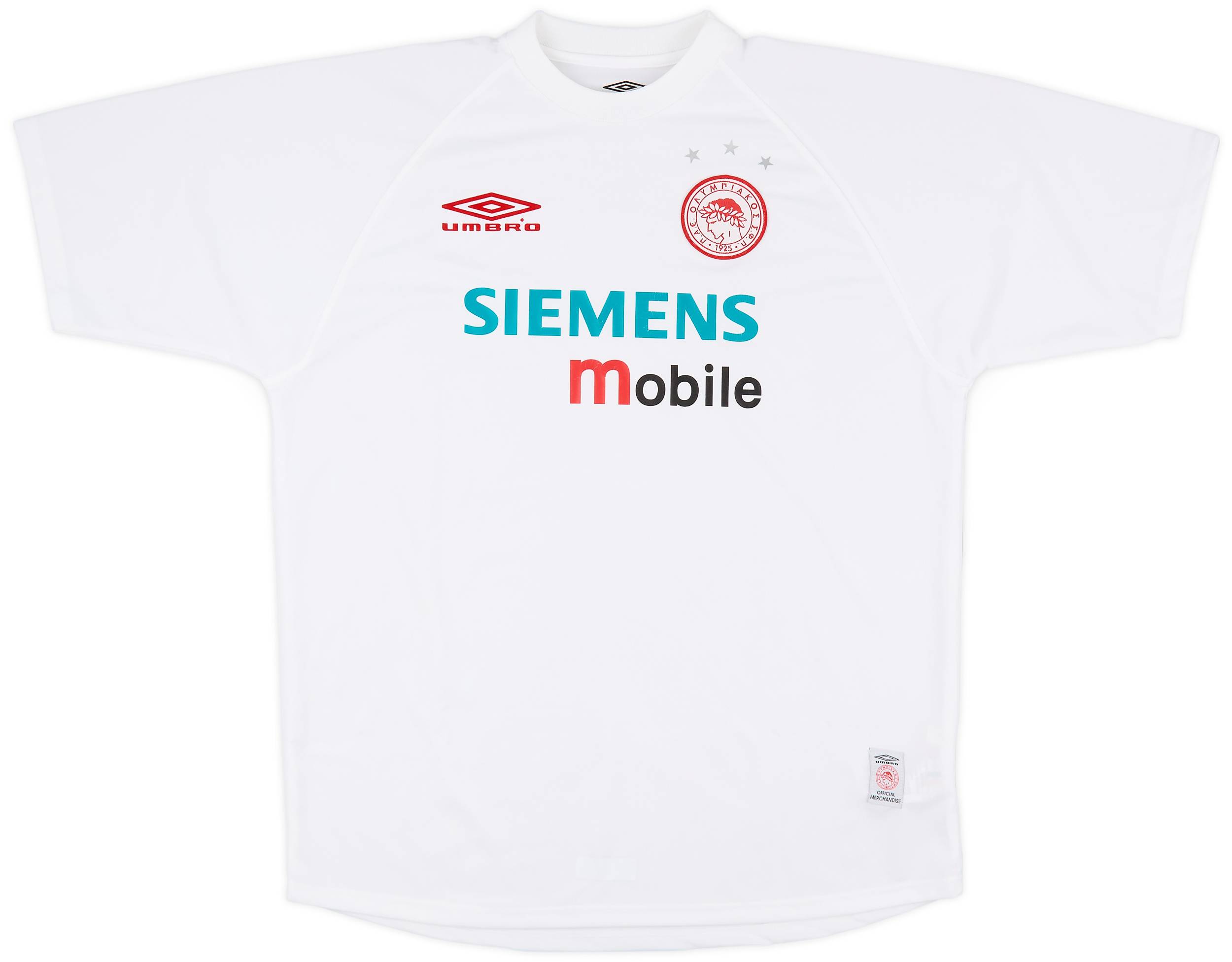 2001-02 Olympiakos Away Shirt - 7/10 - (XL)