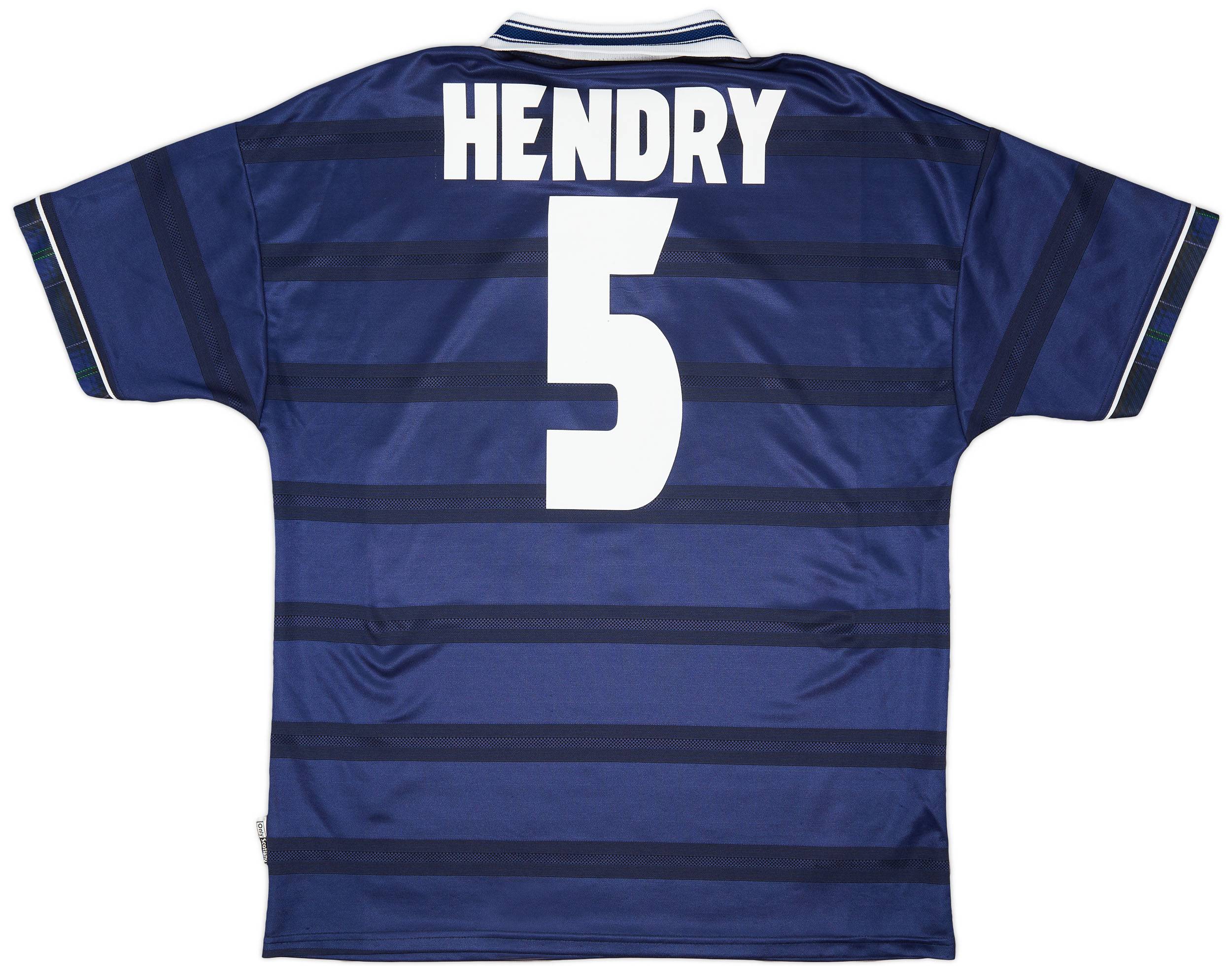 1998-00 Scotland Home Shirt Hendry #5