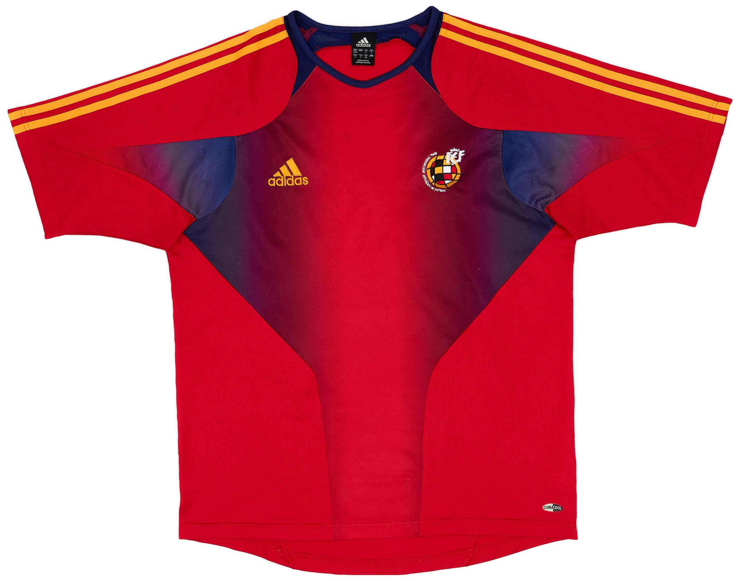 2003 04 Spain adidas Training Shirt 6 10 L