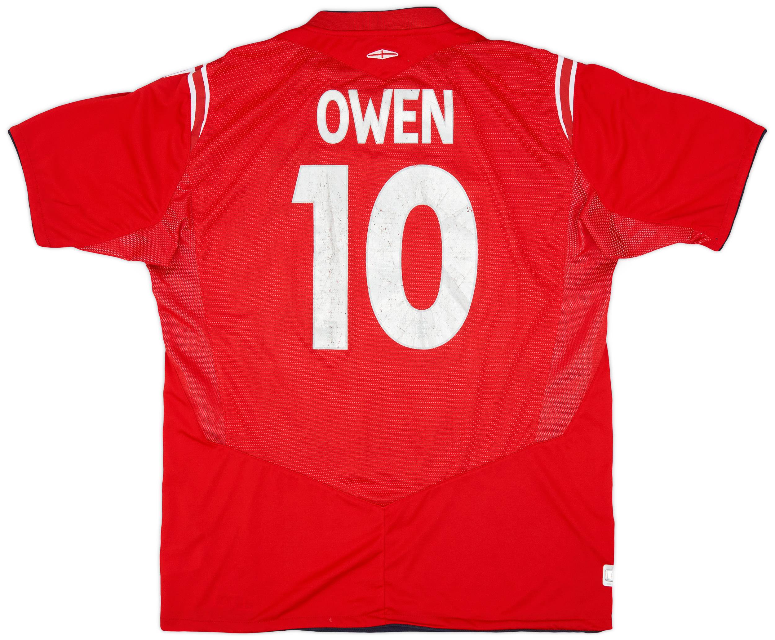 2004-06 England Away Shirt Owen #10 - 6/10 - (XL)