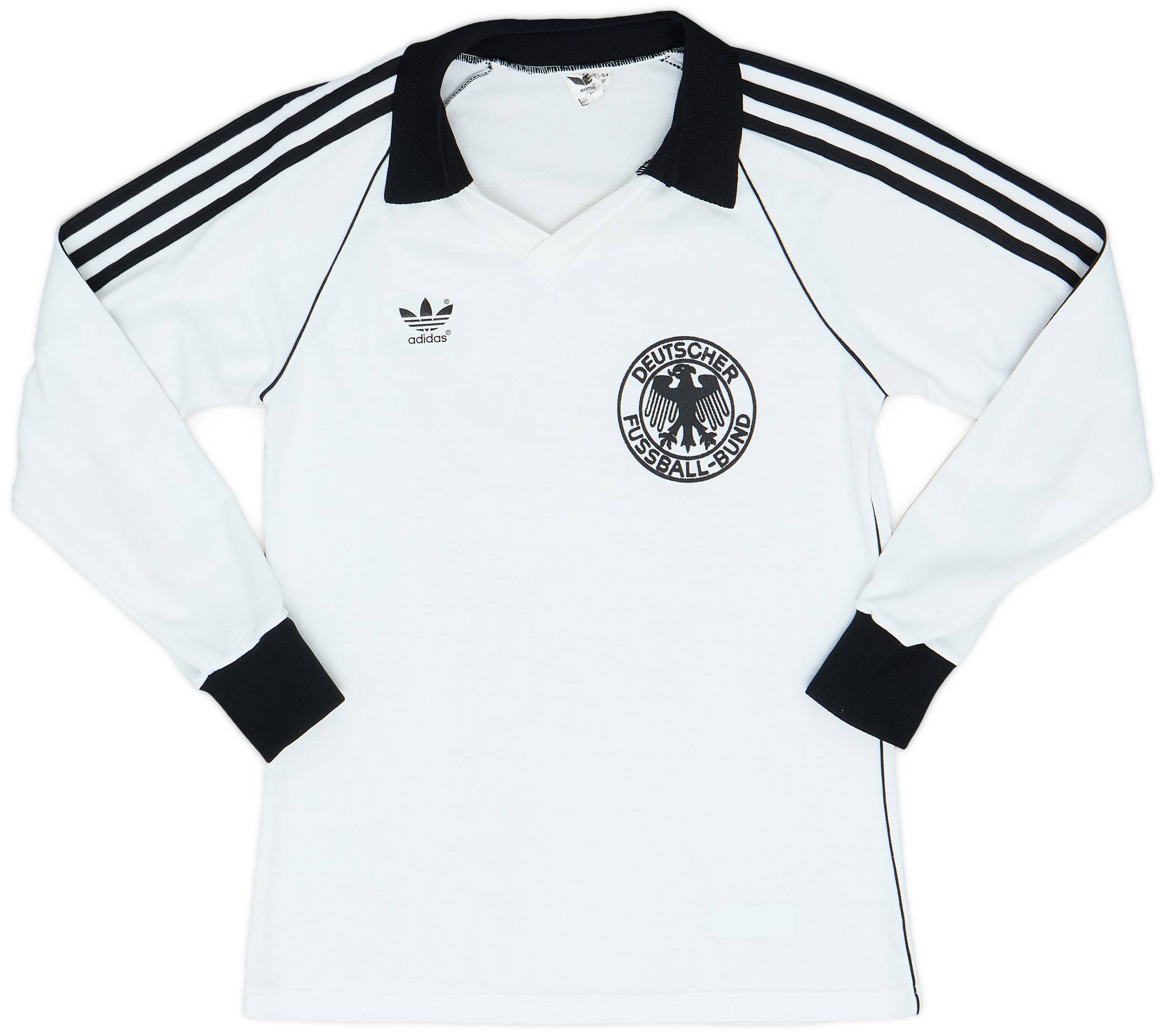 1982 West Germany World Cup Home L/S Shirt - 9/10 - (S)