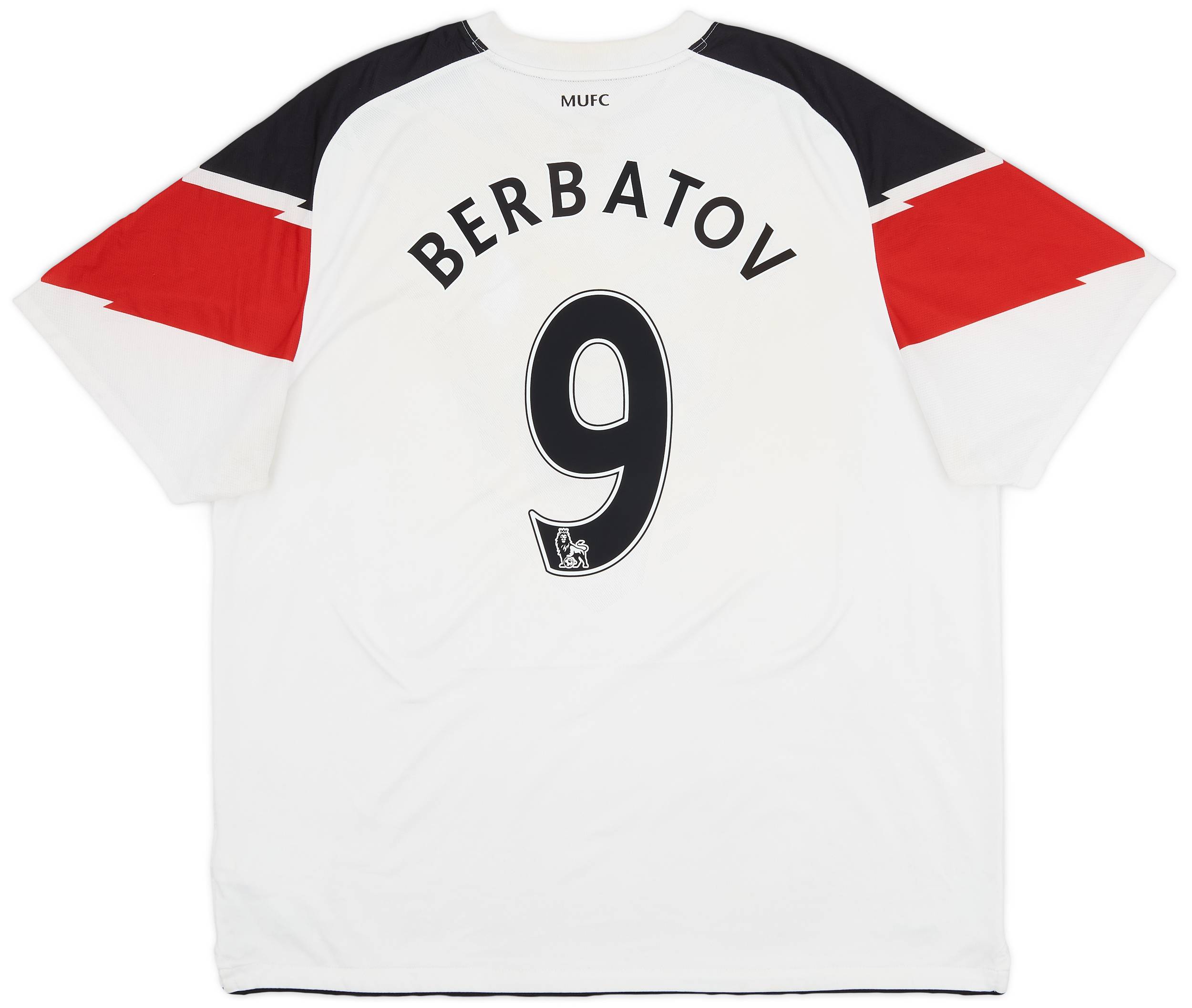 2010-12 Manchester United Away Shirt Berbatov #9 - 5/10 - (XXL)