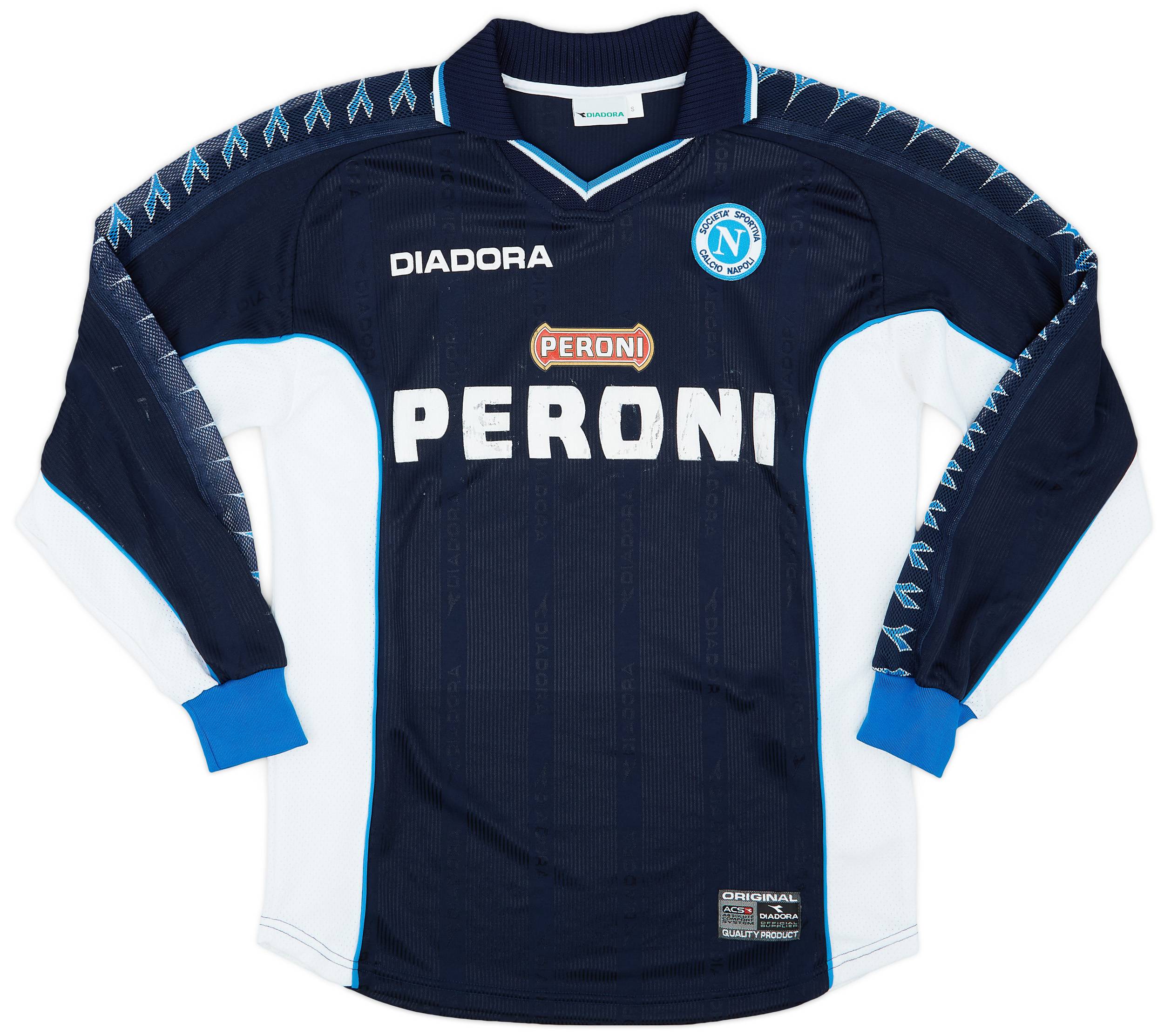 2000-01 Napoli Third L/S Shirt - 6/10 - (S)