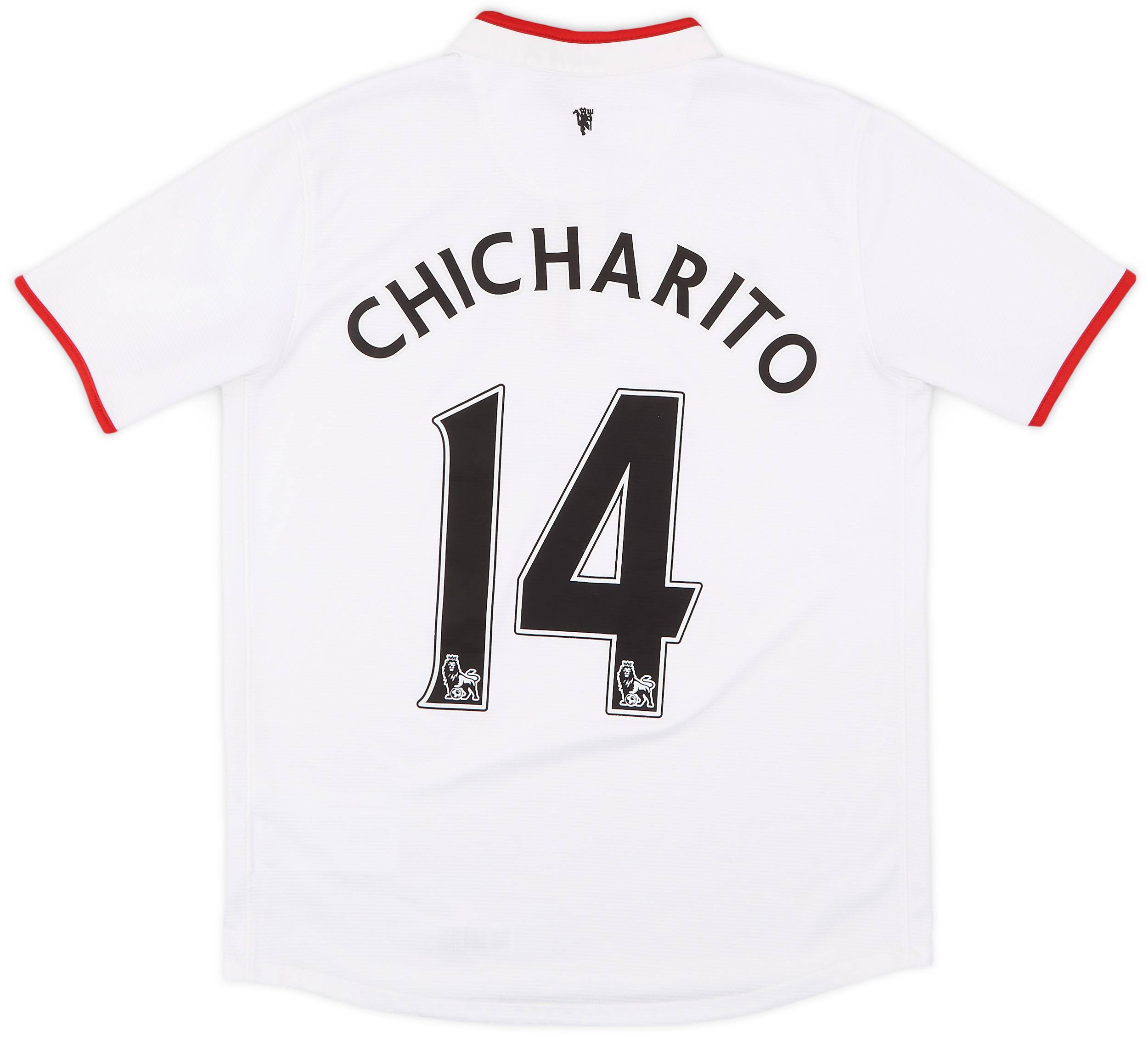 2012-14 Manchester United Away Shirt Chicharito #14 - 9/10 - (XL.Boys)