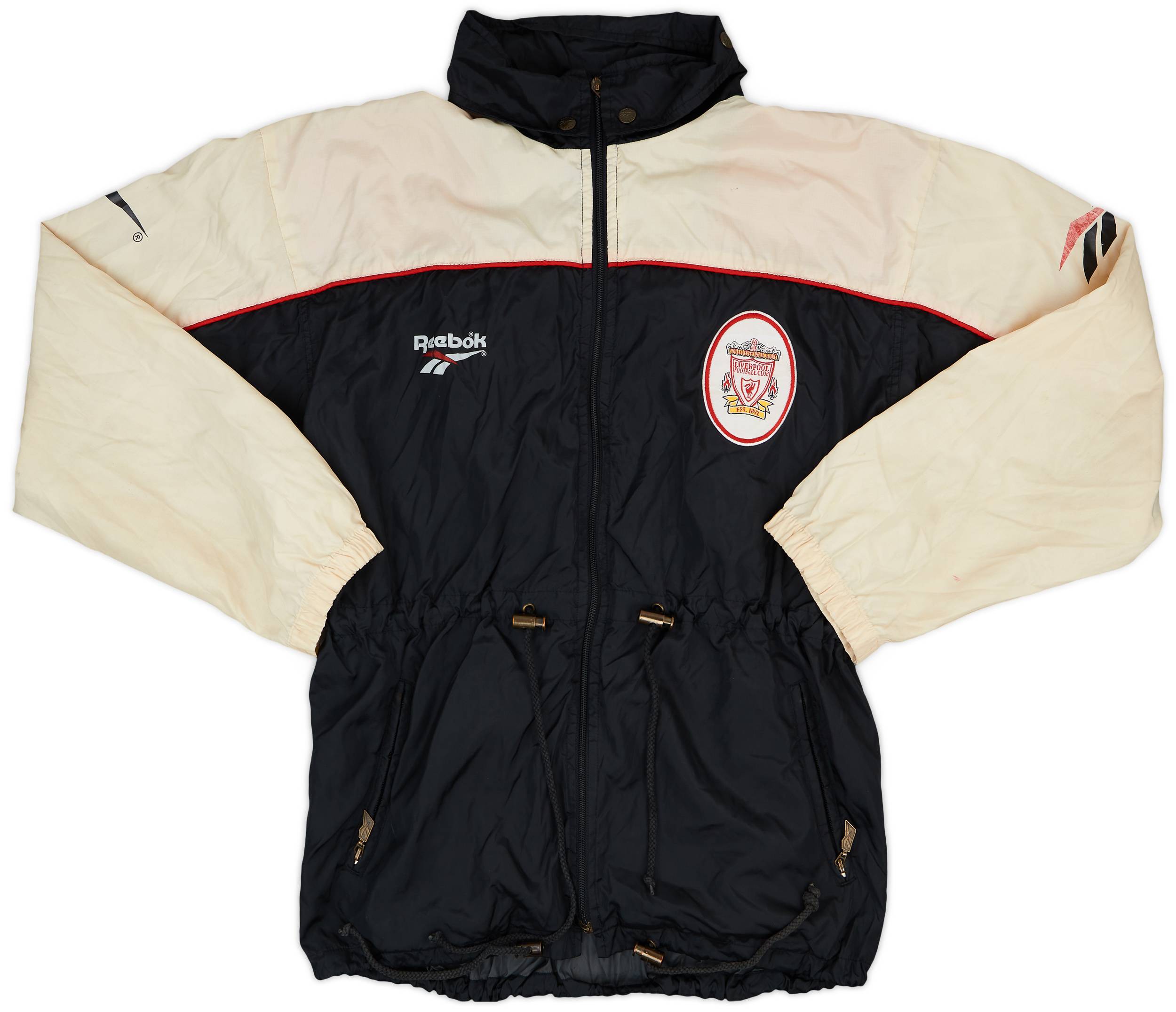 1996-97 Liverpool Reebok Hooded Rain Jacket 5/10 (M)