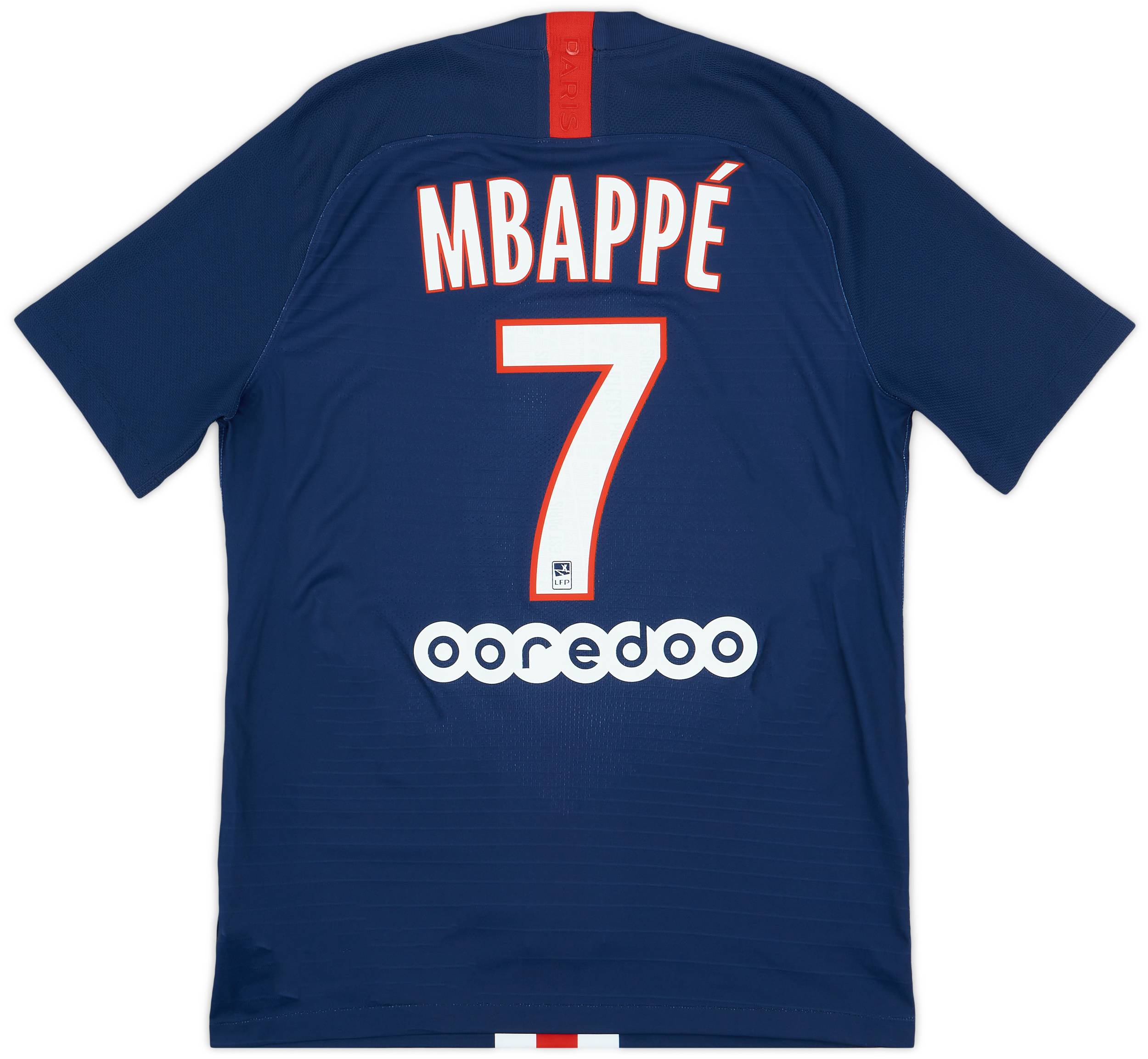 2019-20 Paris Saint-Germain Authentic Home Shirt Mbappe #7 - 10/10 - (M)
