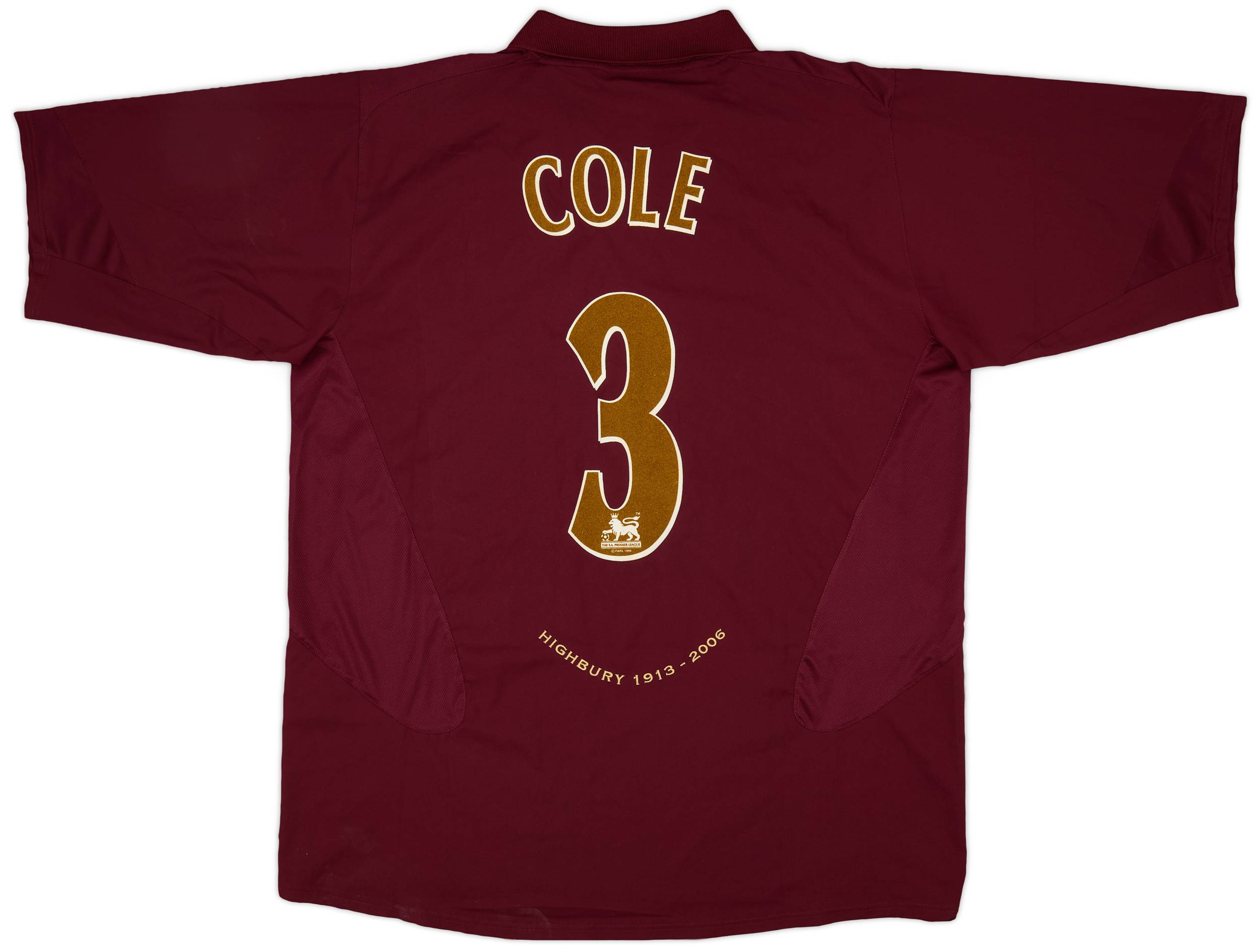 アーセナル ´05-06 LAST HIGHBURYモデル 3 COLE