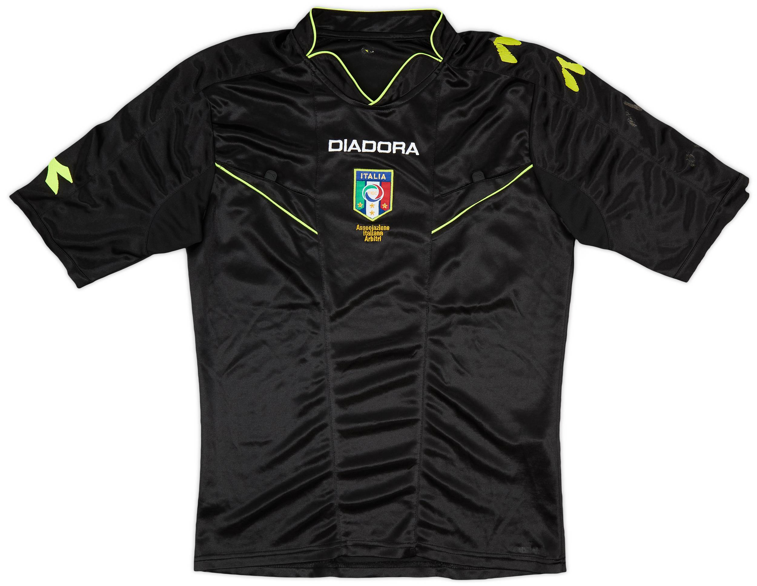 2013-14 Italy Diadora Referee Shirt - 6/10 - (M)