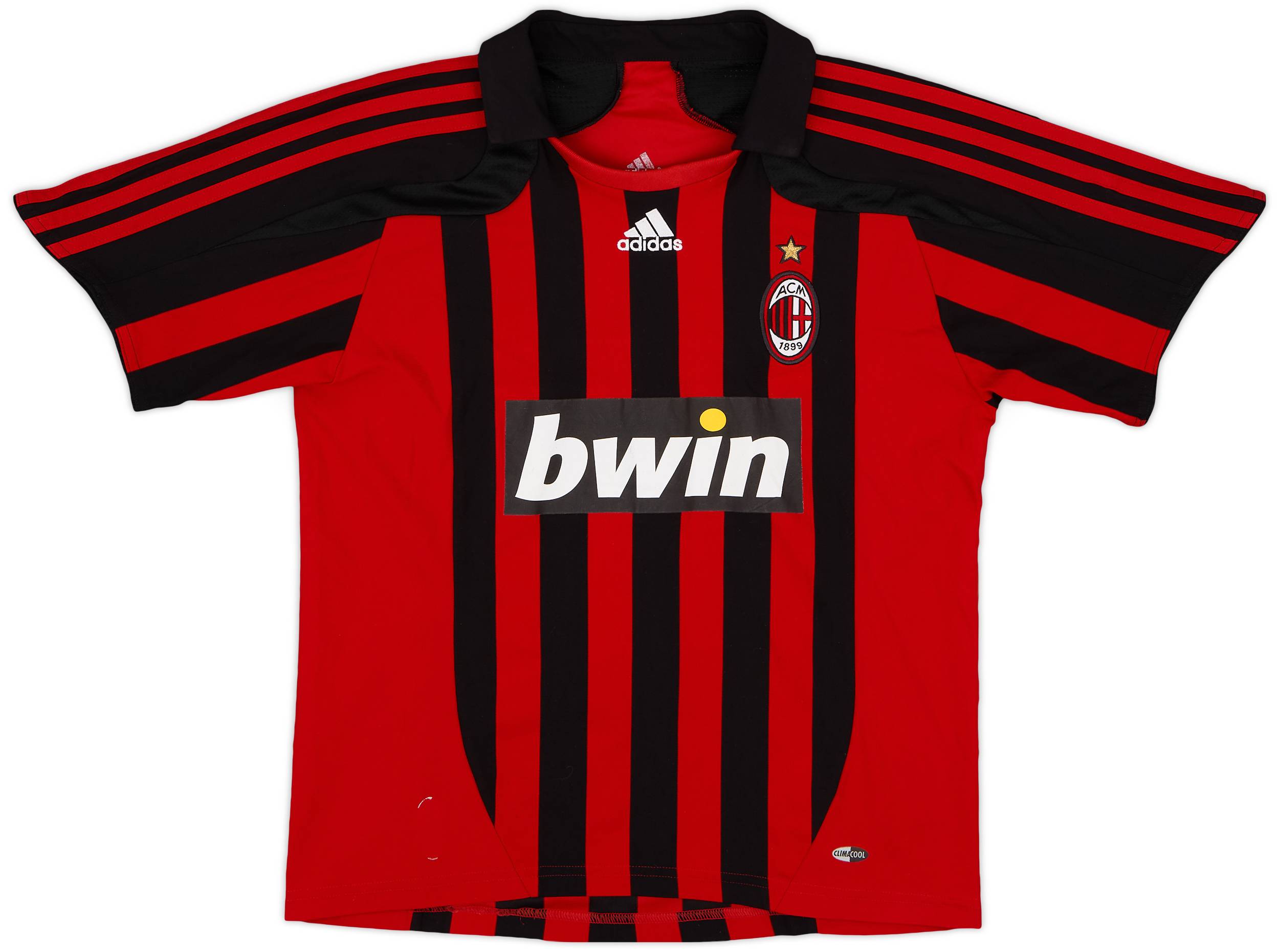 2007-08 AC Milan Home Shirt - 7/10 - (M.Boys)