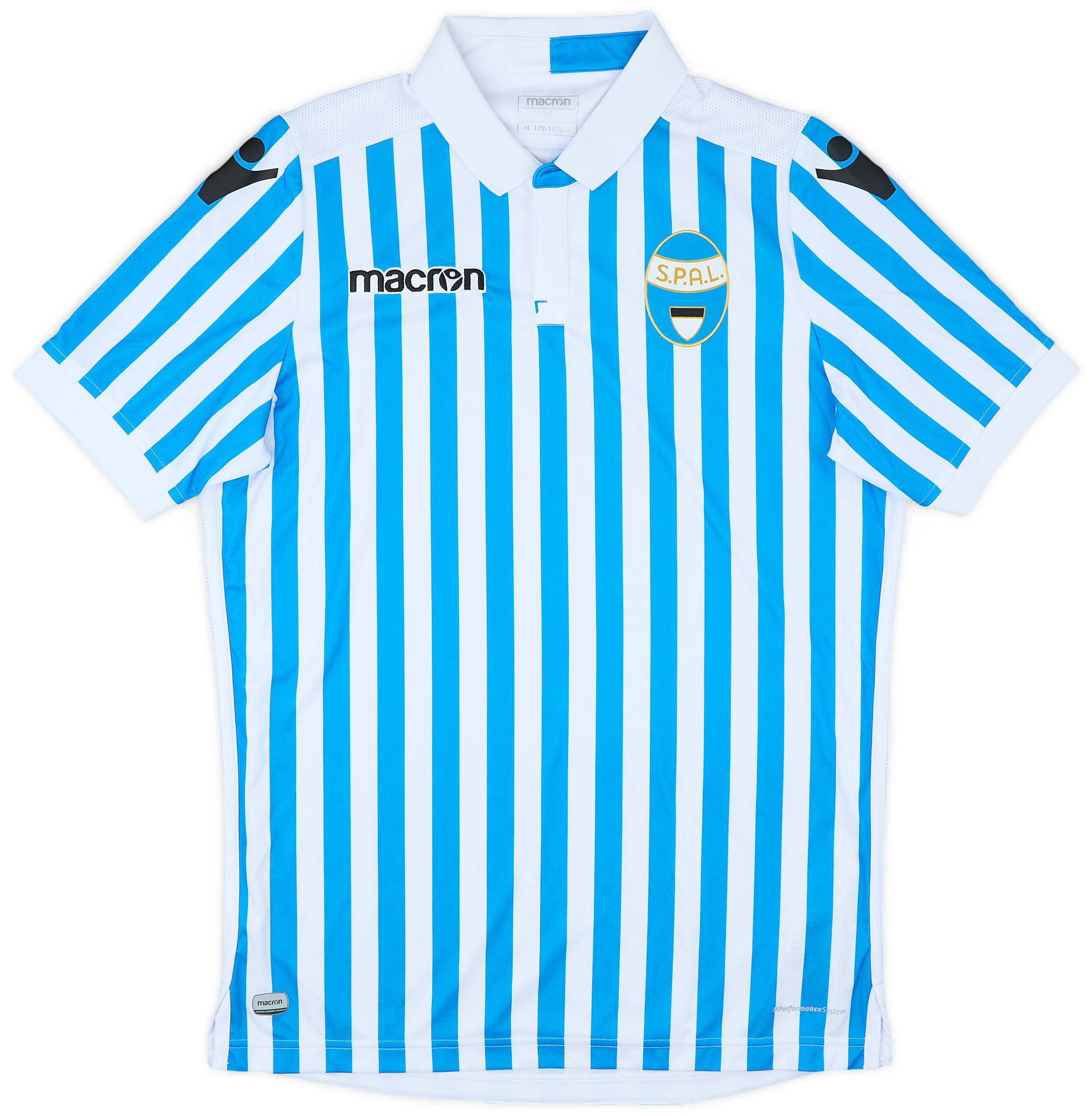 2017-18 SPAL Home Shirt - 10/10 - (M)