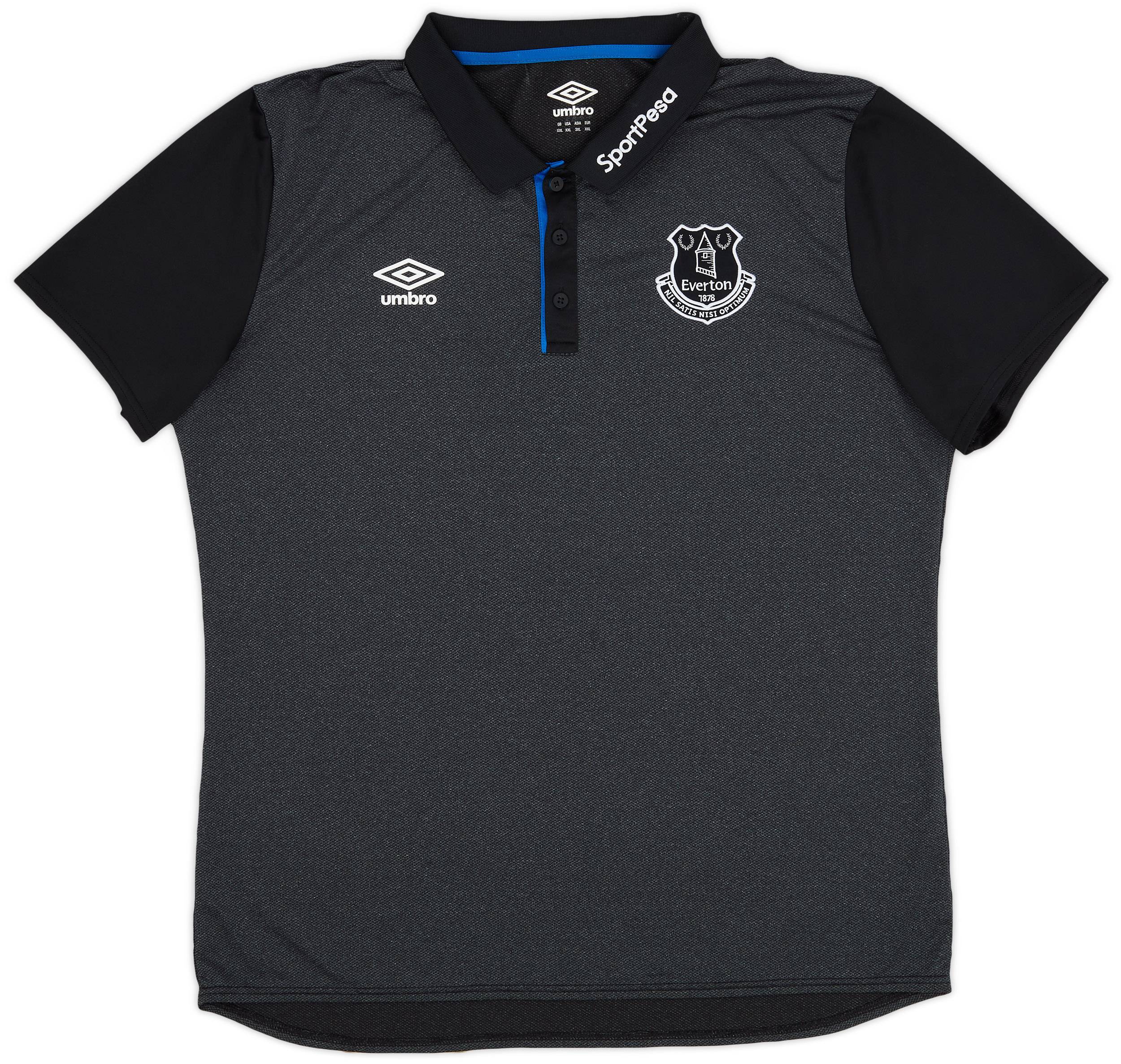 2019-20 Everton Umbro Polo Shirt - 8/10 - (XXL)