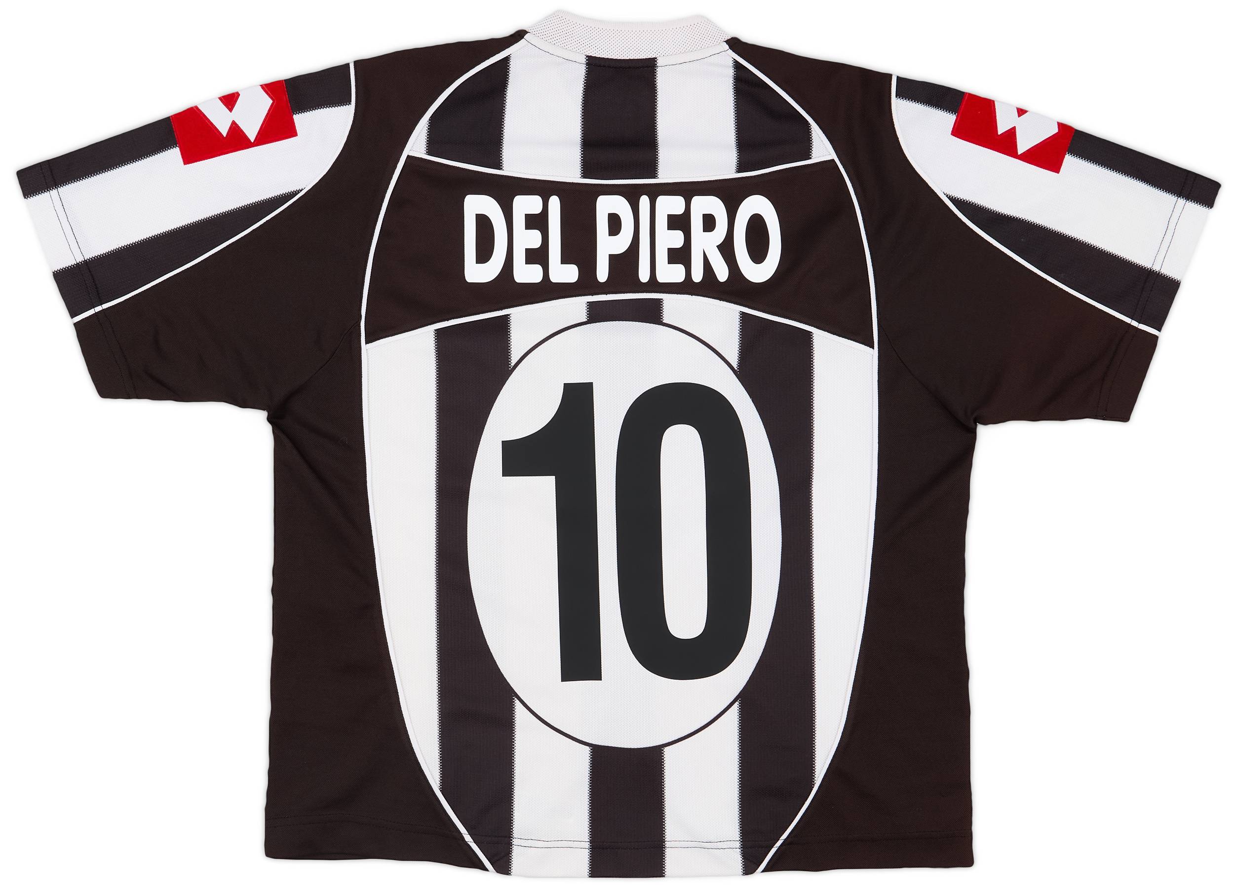 2002-03 Juventus Home Shirt Del Piero #10 - 8/10 - (M)