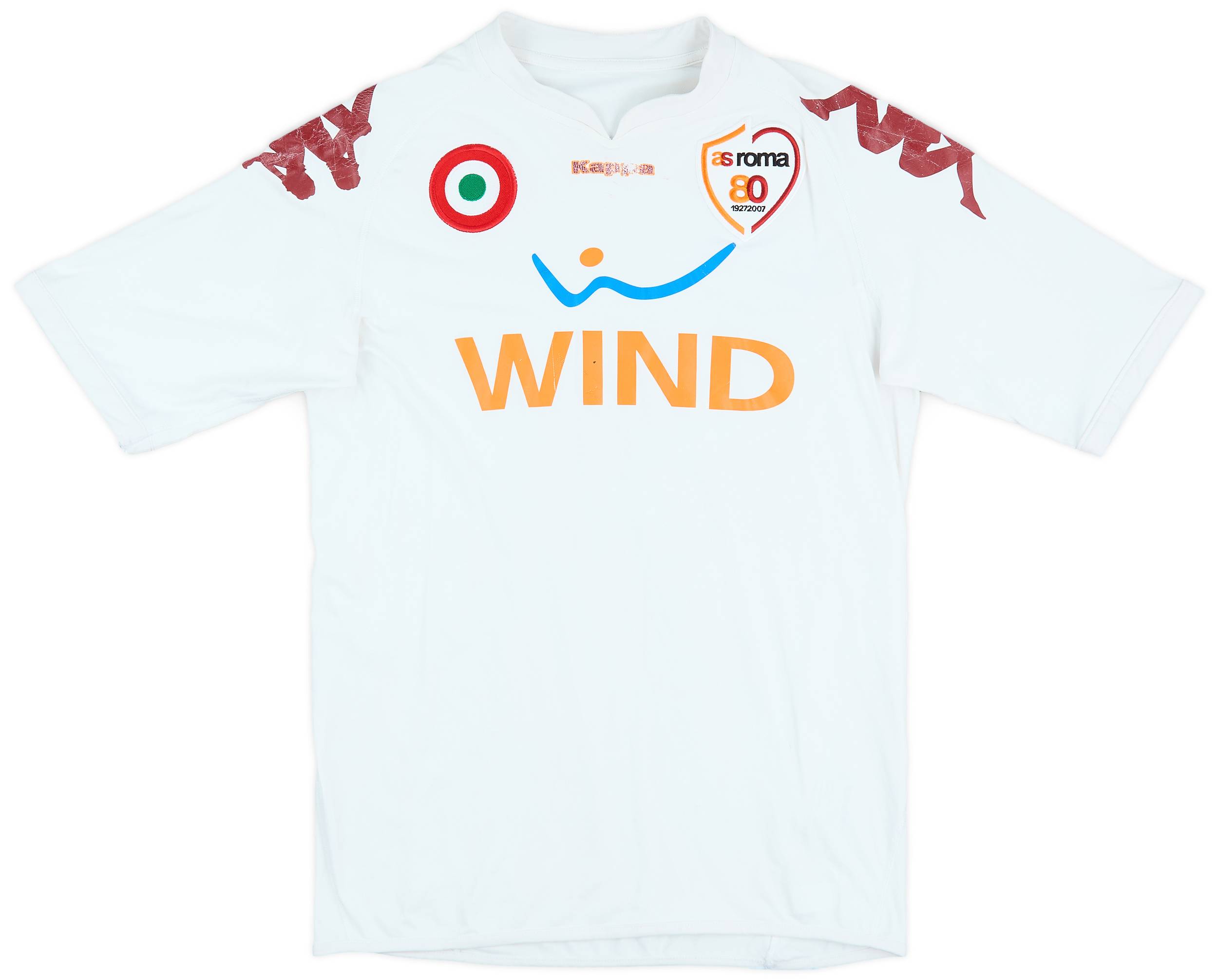 2007-08 Roma Away Shirt - 5/10 - (XL)