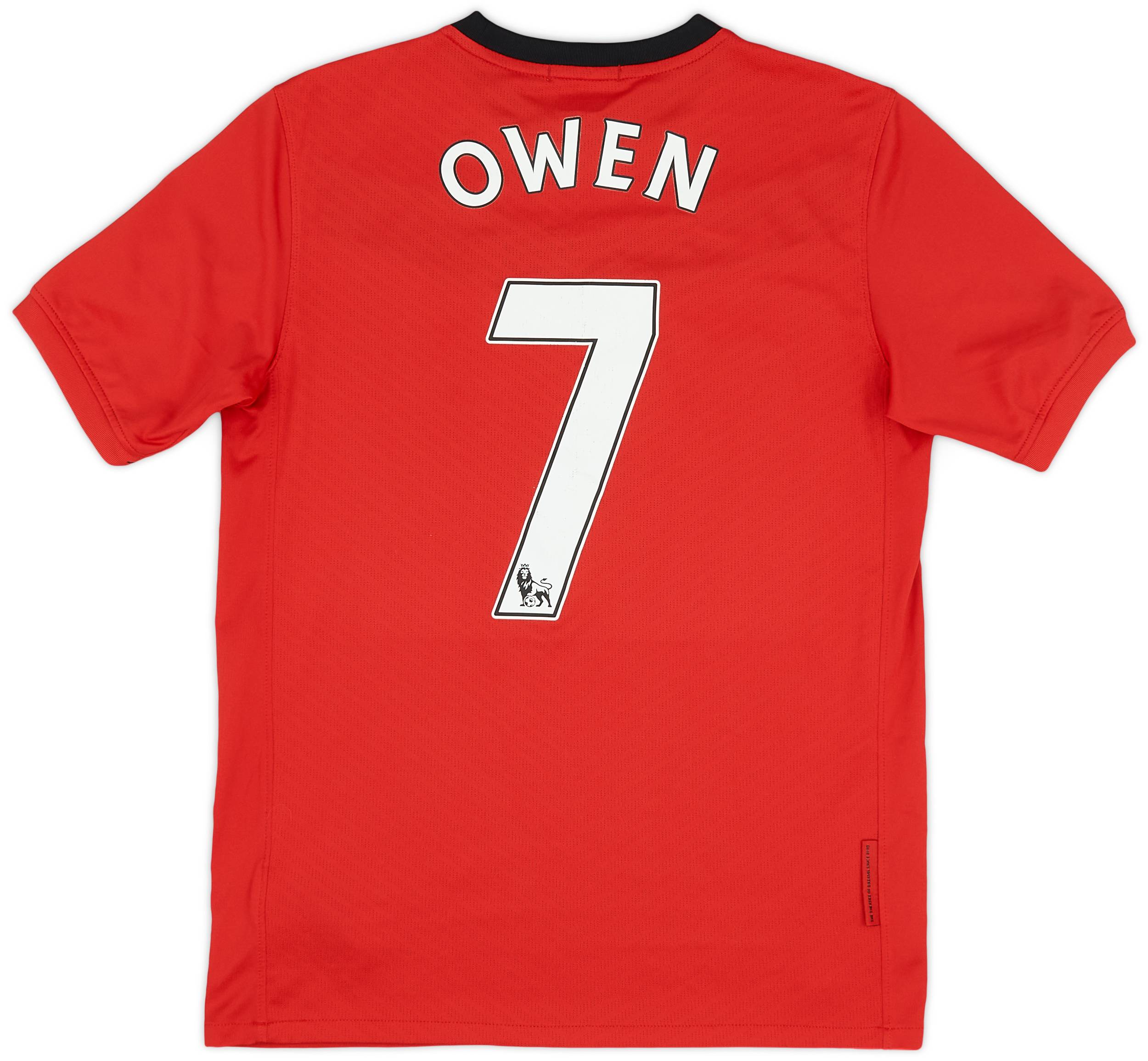 2009-10 Manchester United Home Shirt Owen #7 - 7/10 - (XL.Boys)