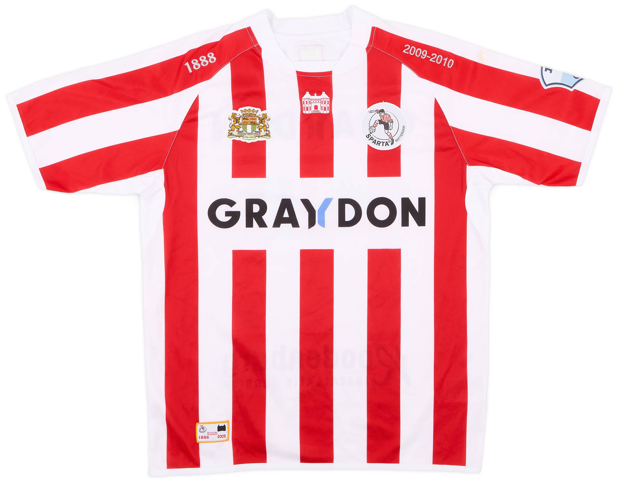 2009-10 Sparta Rotterdam Home Shirt - 9/10 - (S)