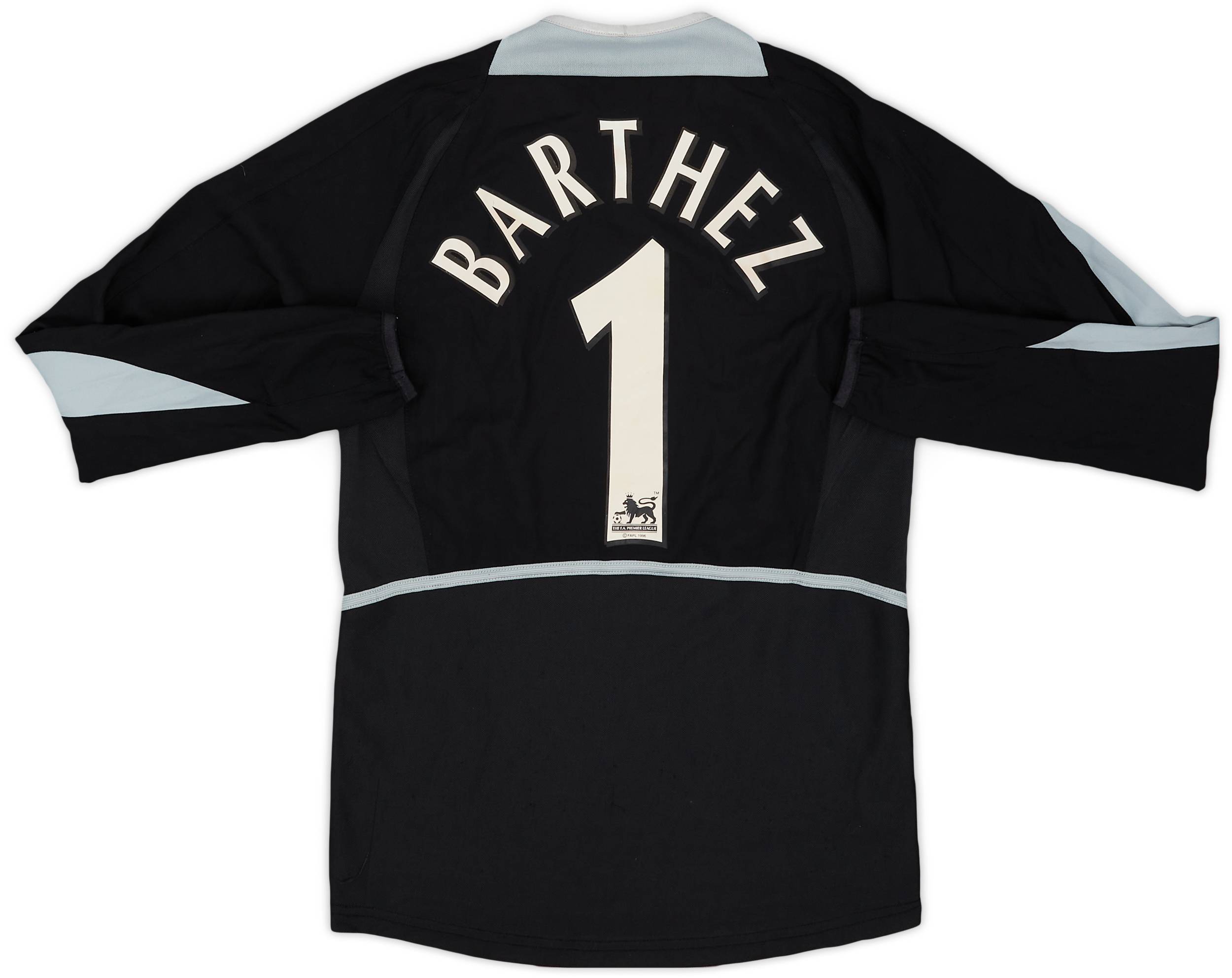 2002-04 Manchester United GK Shirt Barthez #1 - 8/10 - (L.Boys)