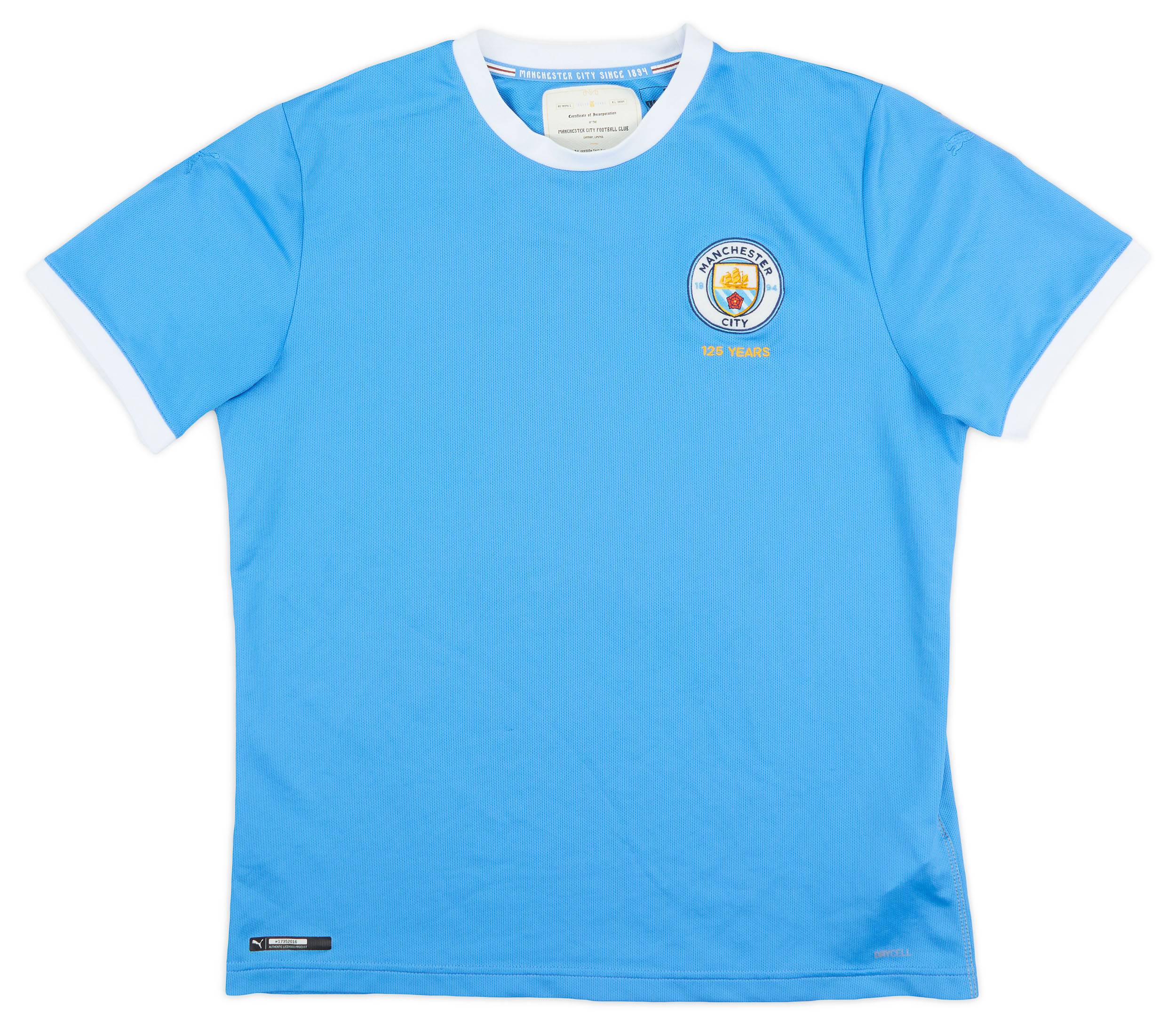 2019-20 Manchester City 125 Years Anniversary Shirt - 9/10 - (L)