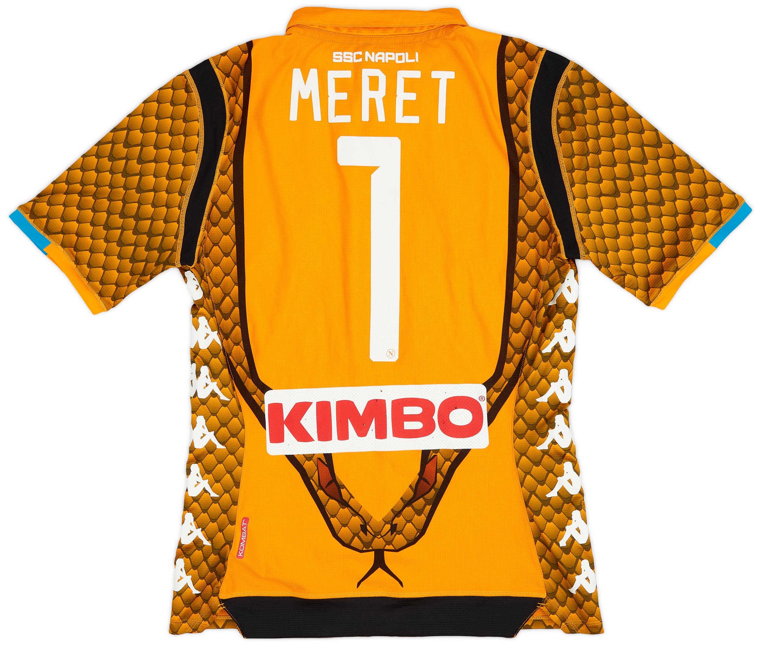 2018-19 Napoli GK Away S/S Shirt Meret #1 - 5/10 - (L)