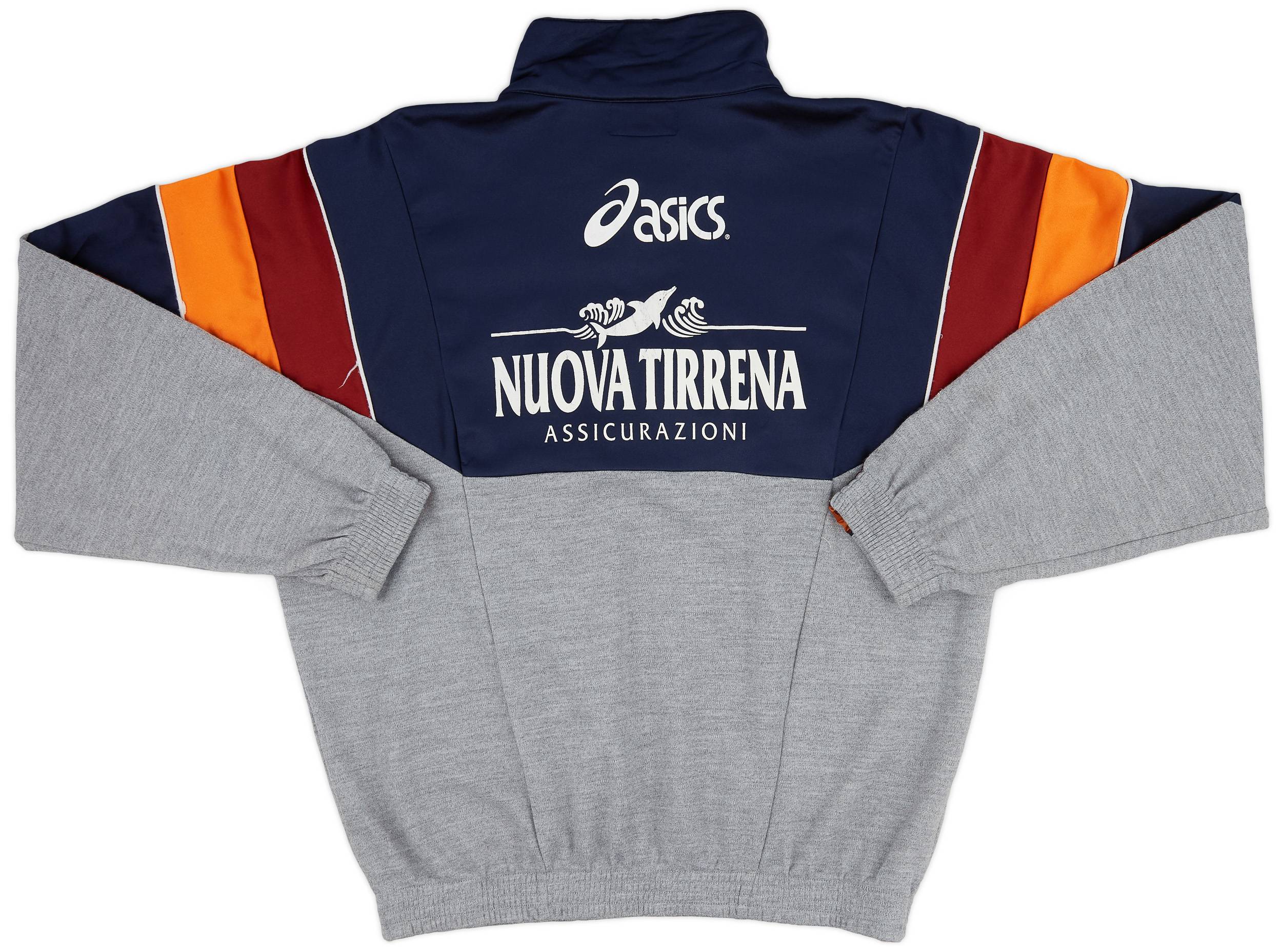1995-96 Roma Asics 1/2 Zip Track Jacket - 7/10 - (XL)