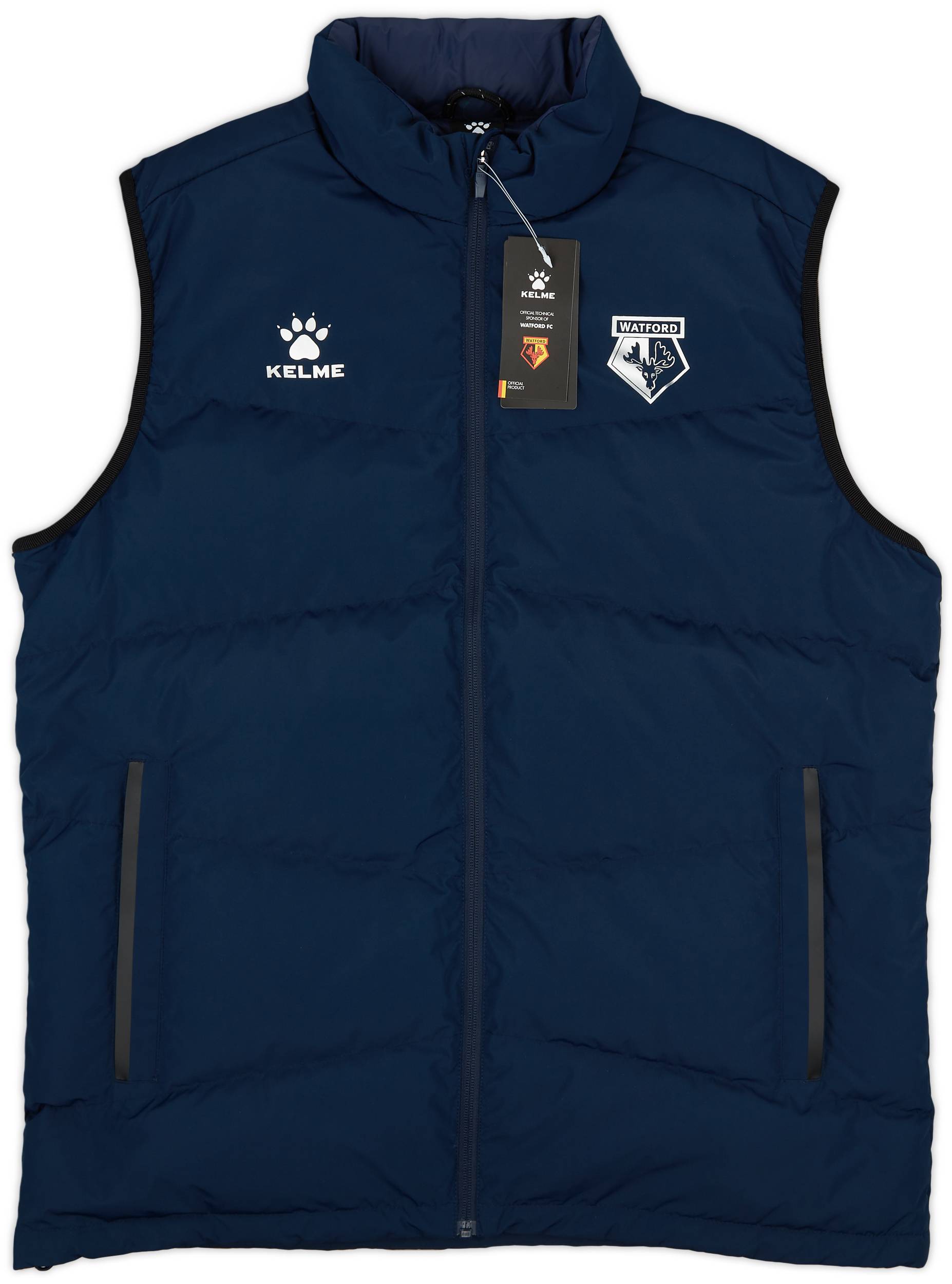 2022-23 Watford Kelme Padded Gilet/Vest - (XL)