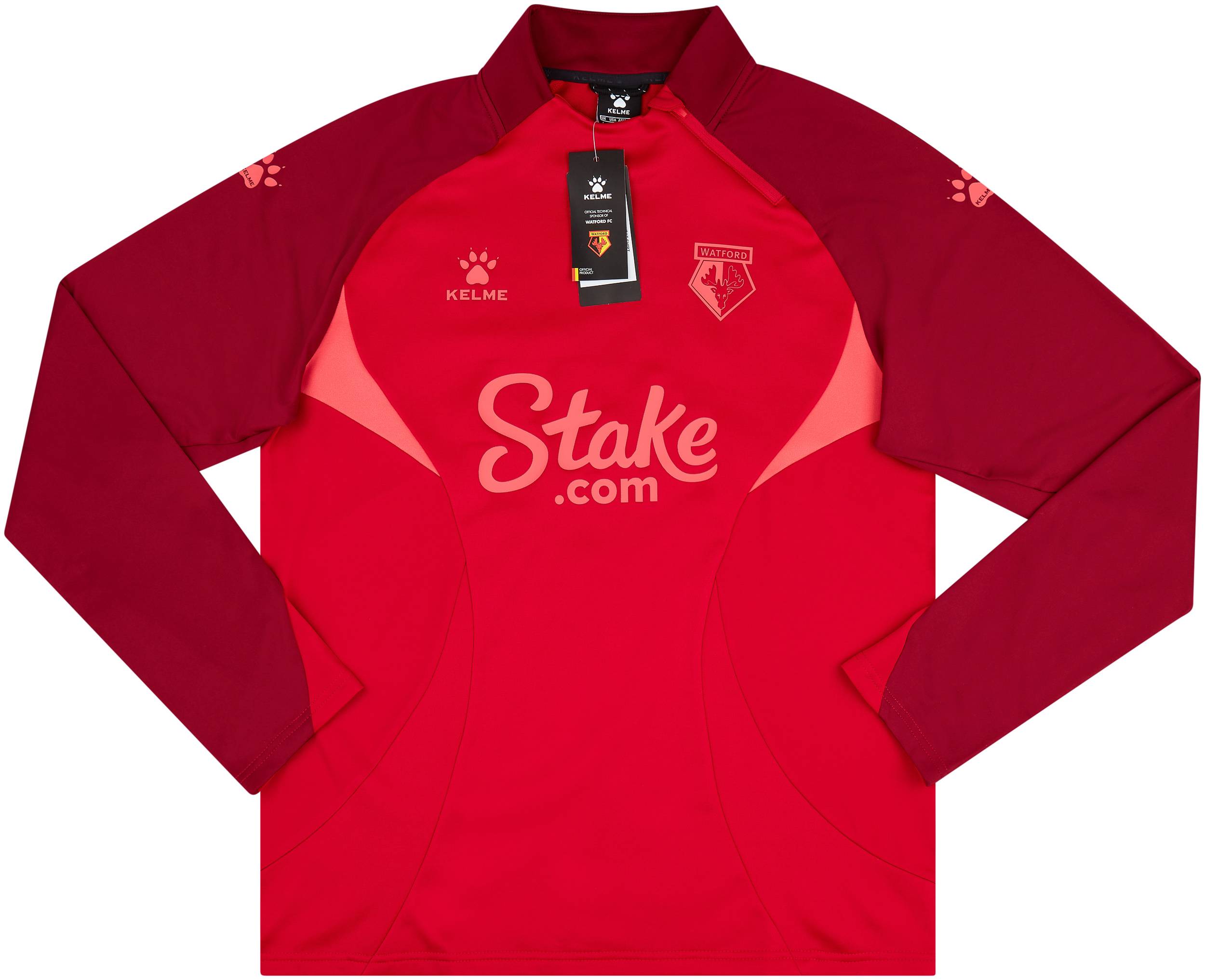 2022-23 Watford Kelme Training Sweat Top