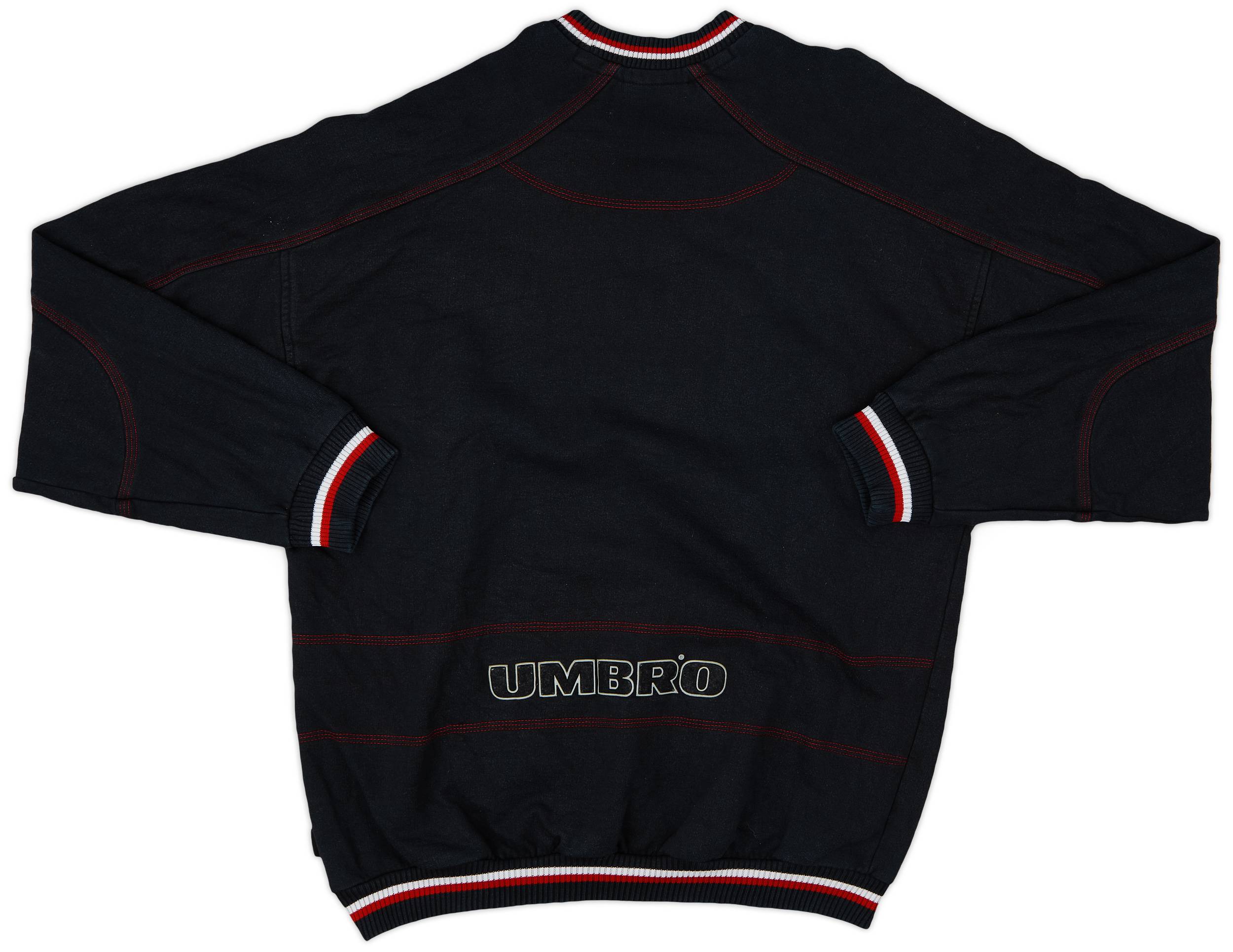 1998-99 Manchester United Umbro Sweat Top - 7/10 - (XL)