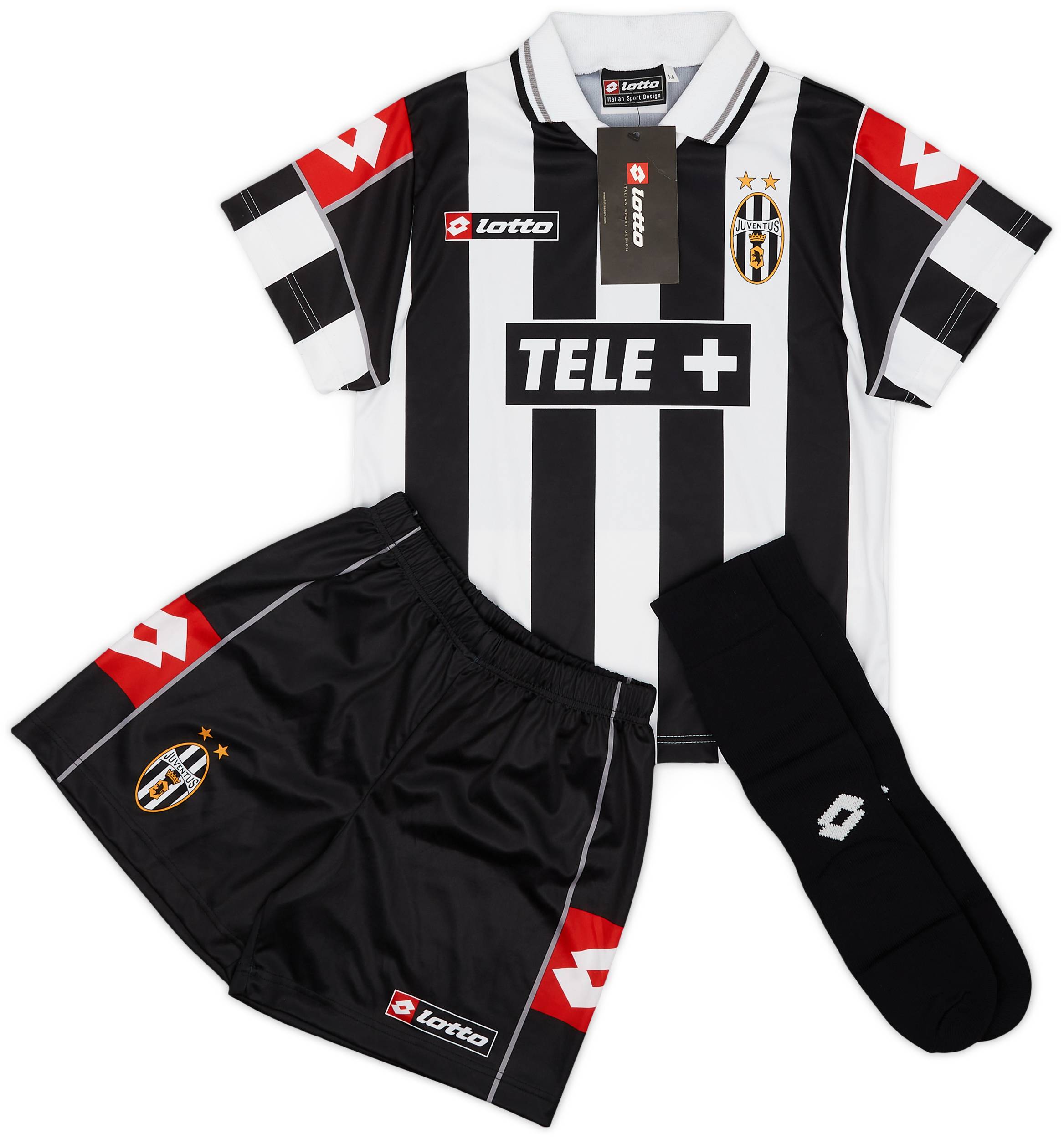 2000-01 Juventus Home Full Kit (M.Boys)