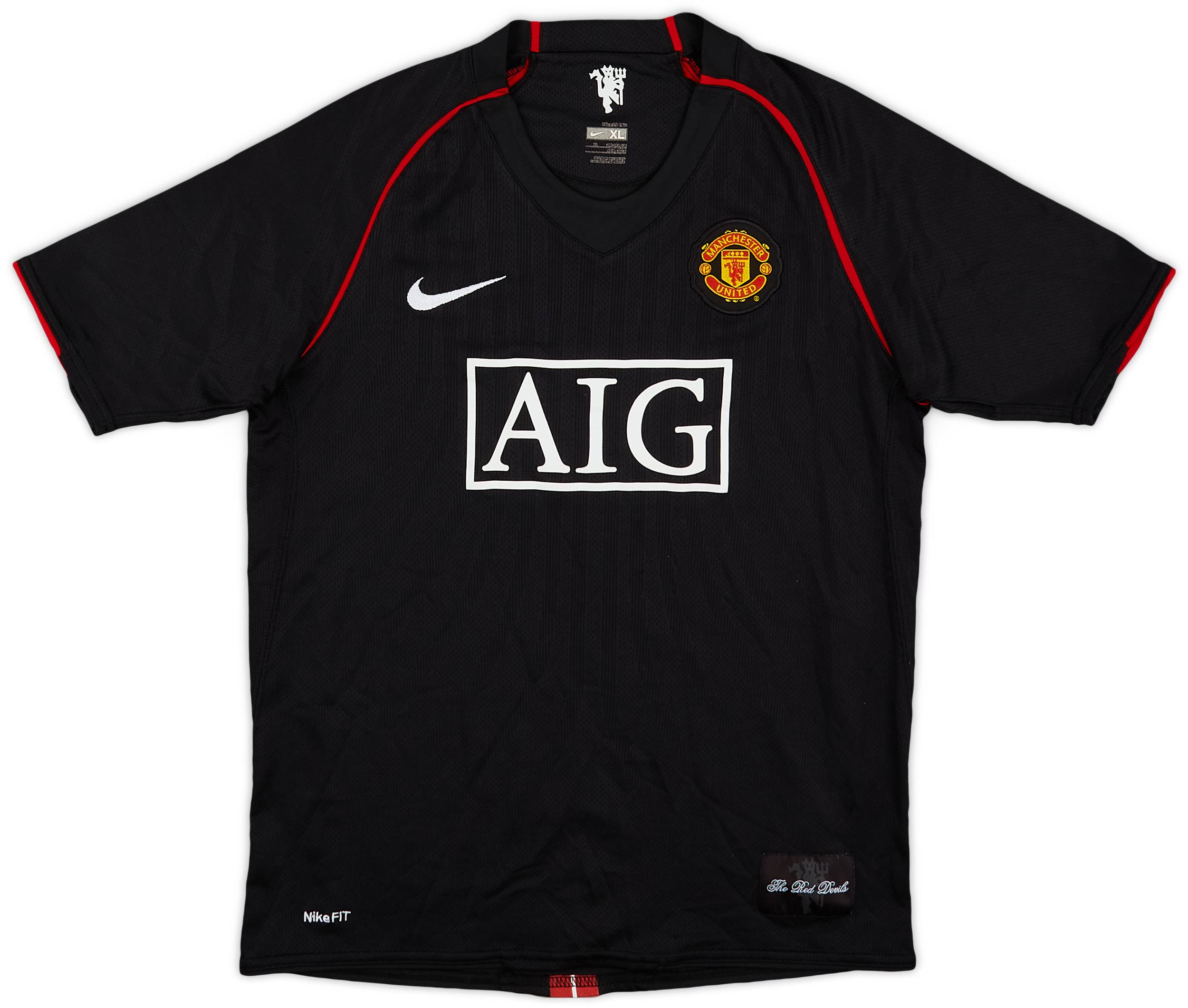2007-08 Manchester United Away Shirt - 7/10 - (XL.Boys)