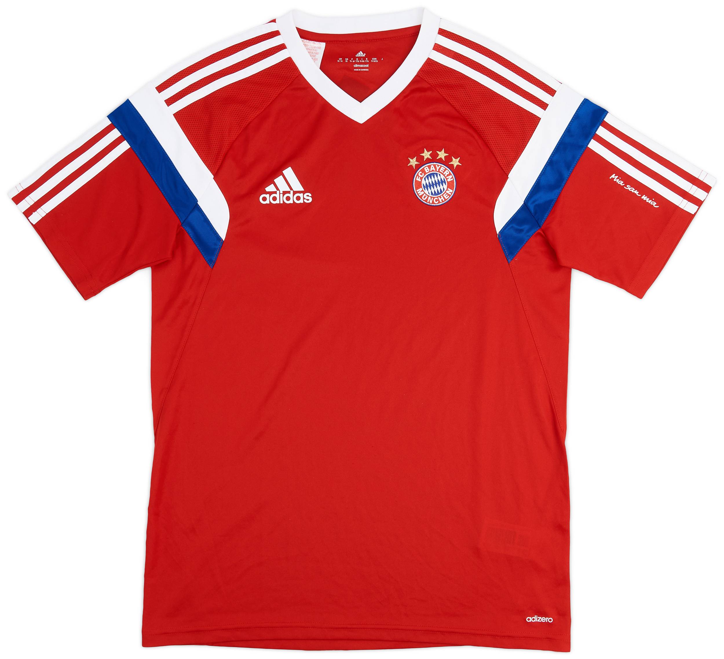 2014-15 Bayern Munich adizero Training Shirt - 8/10 - (XL.Boys)