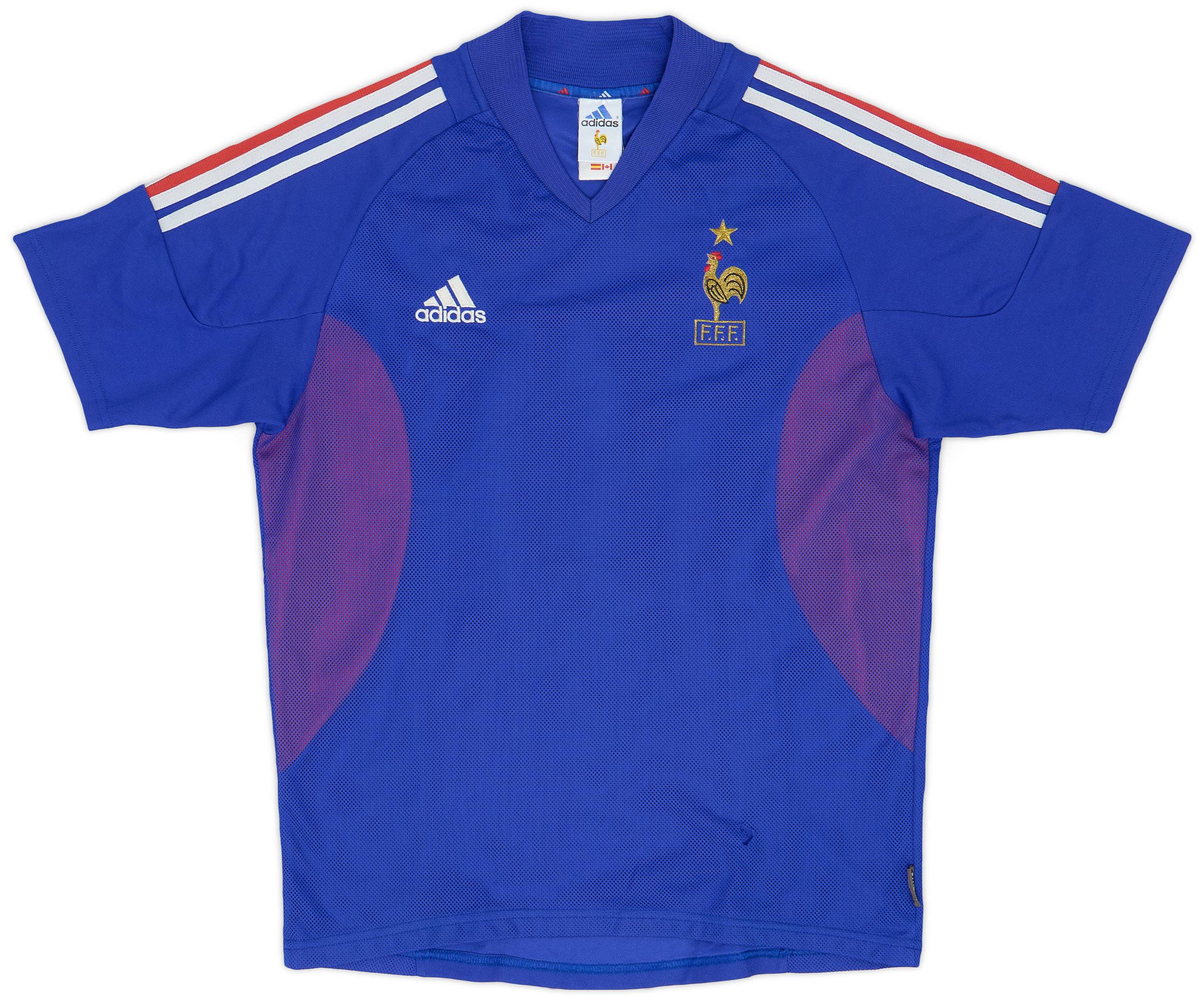 2002-04 France Home Shirt #10 - 6/10 - (M)