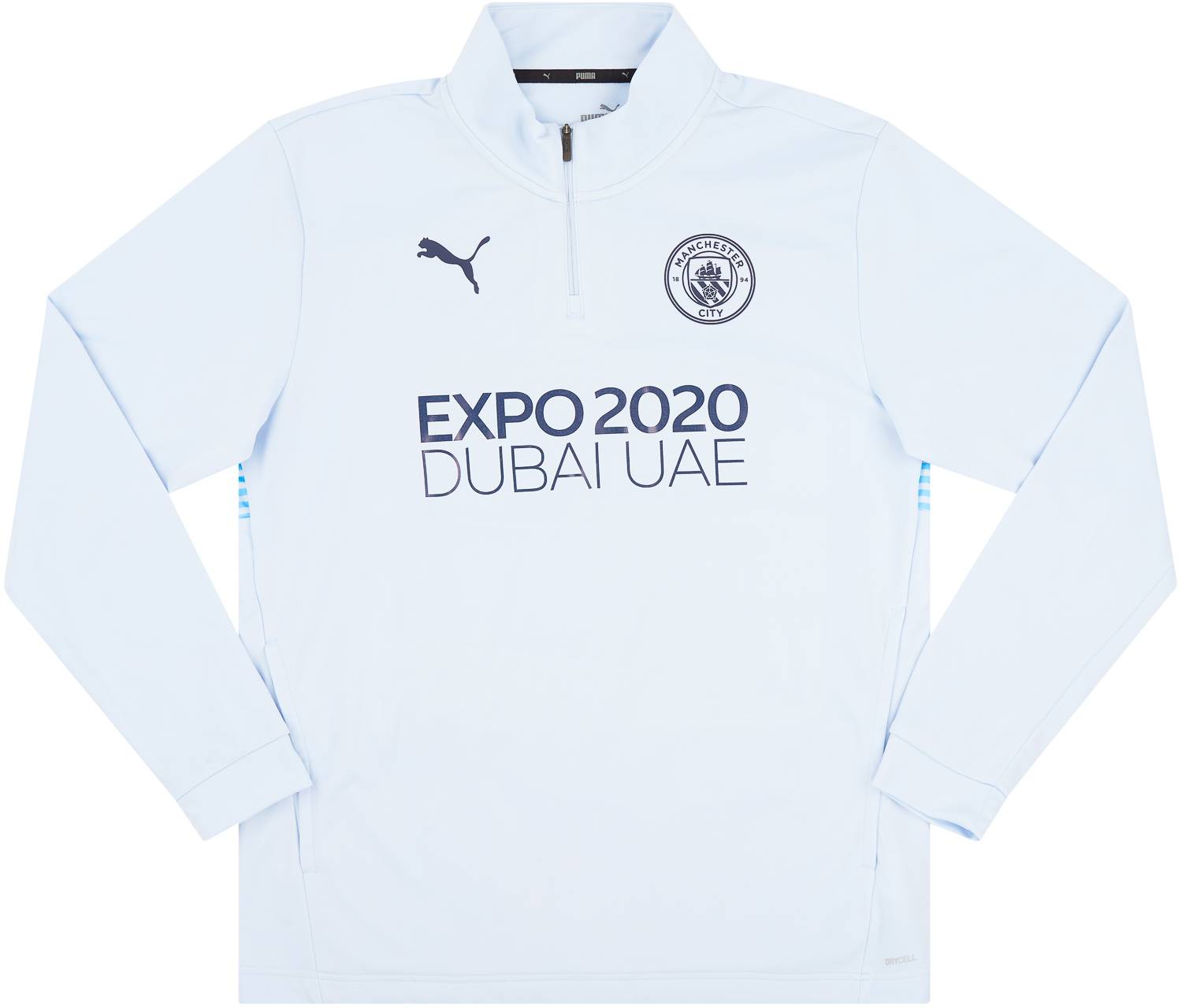 2021-22 Manchester City Player Issue 1/4 Zip Pre-Match Training Top *As New*