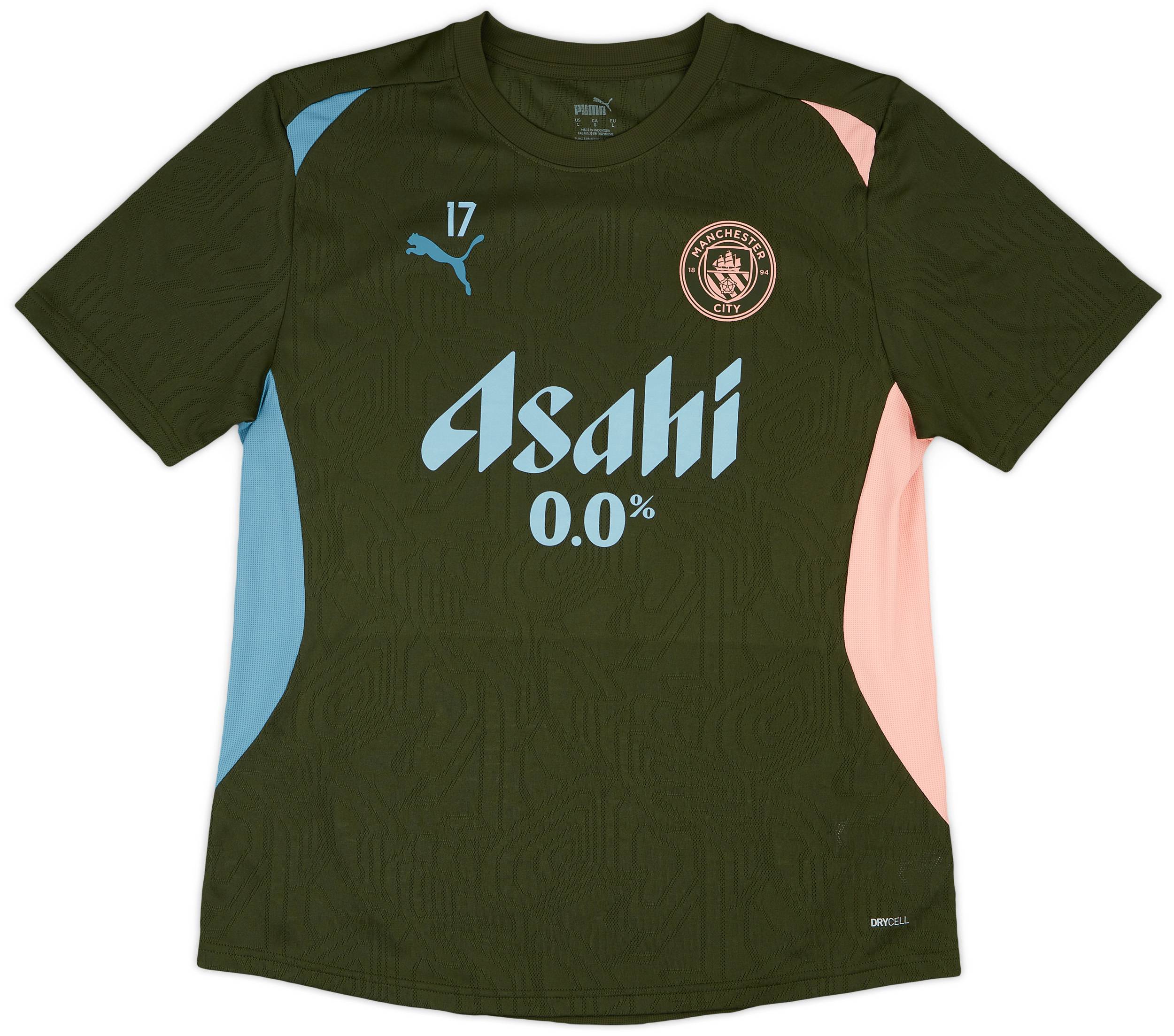 2024-25 Manchester City Player Issue Training Shirt #17 (De