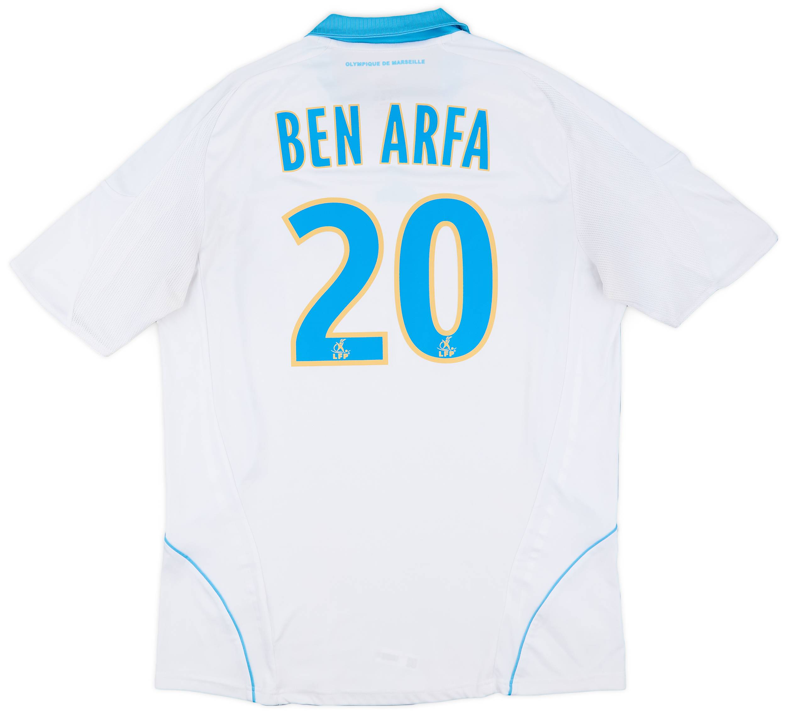 2008-09 Olympique Marseille Home Shirt Ben Arfa #20 - 8/10 - (L)