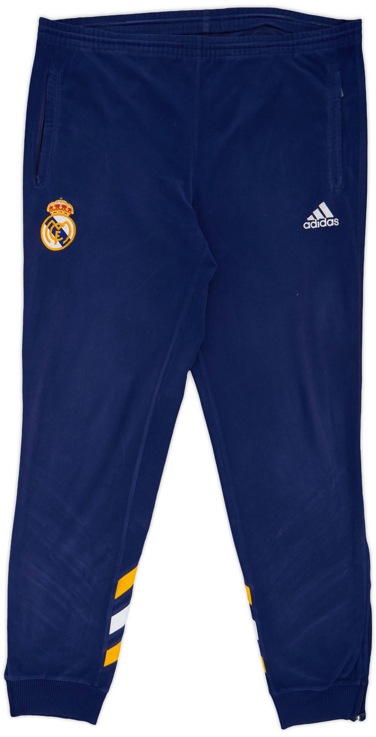 1999-00 Real Madrid adidas Track Pants/Bottoms - 5/10 - (L)
