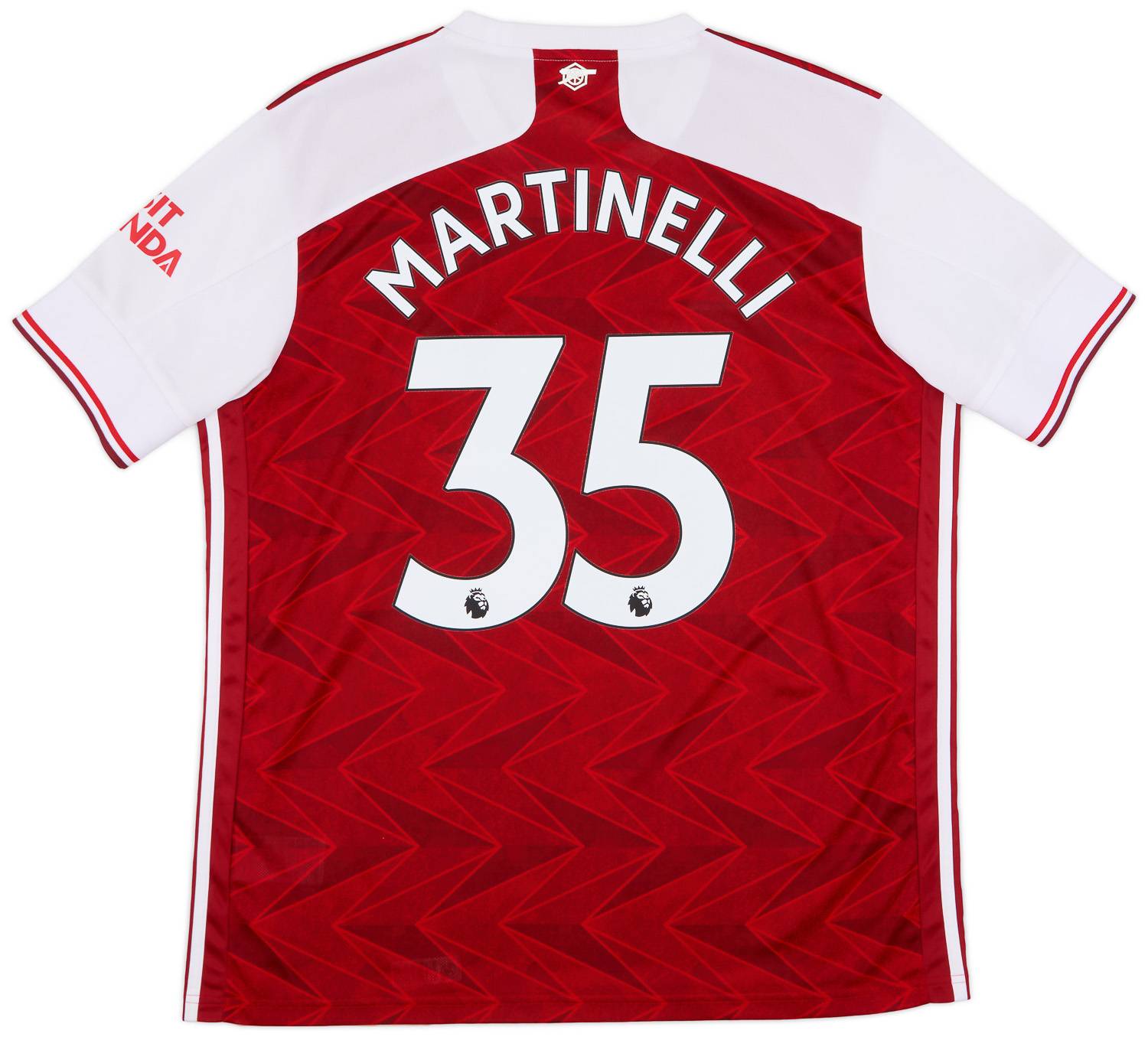 2020-21 Arsenal Home Shirt Martinelli #35 - 9/10 - (XL)