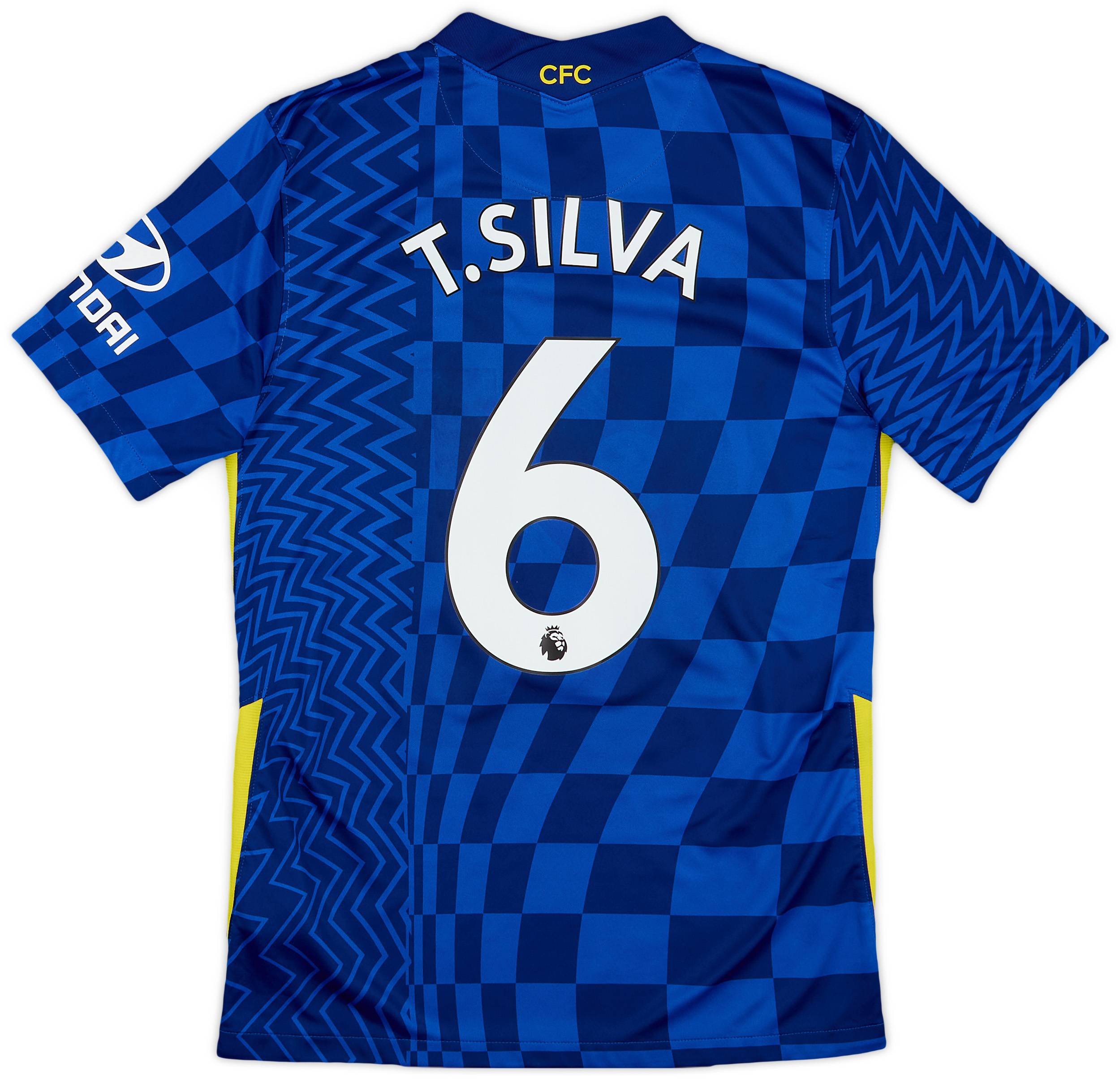 2021-22 Chelsea Home Shirt T.Silva #6 - 9/10 - (S)
