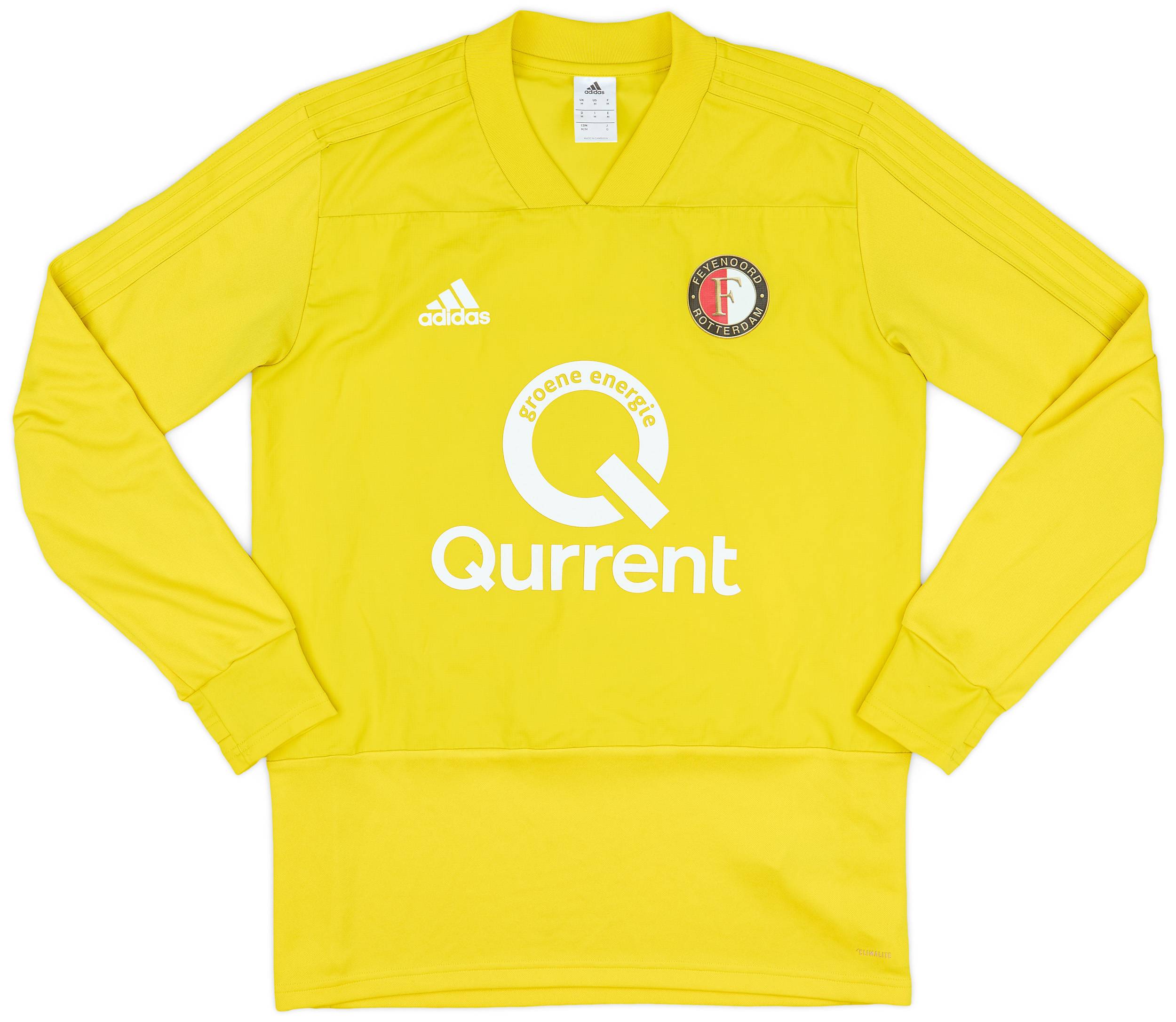 2017-18 Feyenoord adidas Drill Top - 9/10 - (M)
