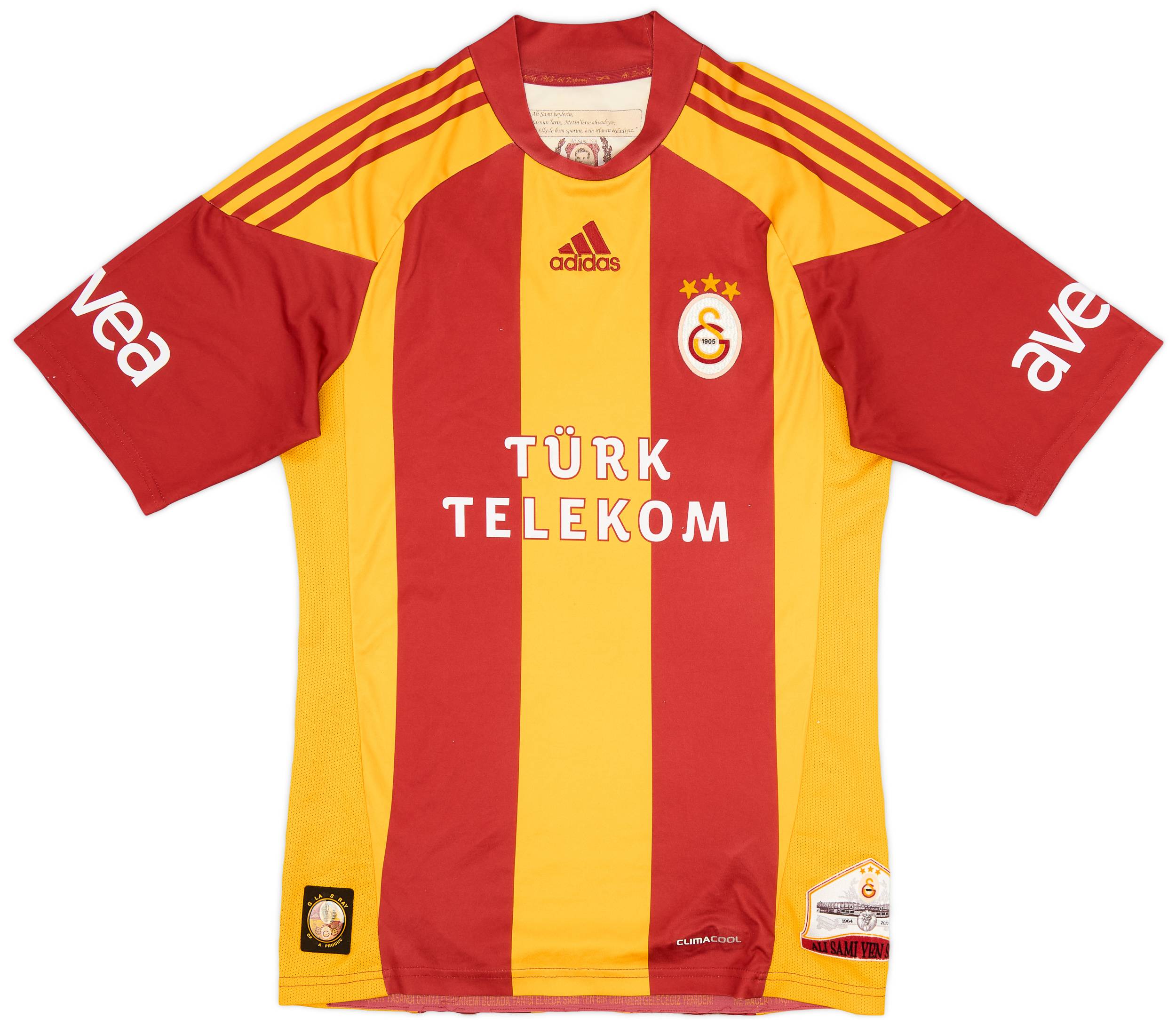 2010-11 Galatasaray Special Edition 'Nef Stadi Acilis Maci' Home Shirt - 8/10 - (S)