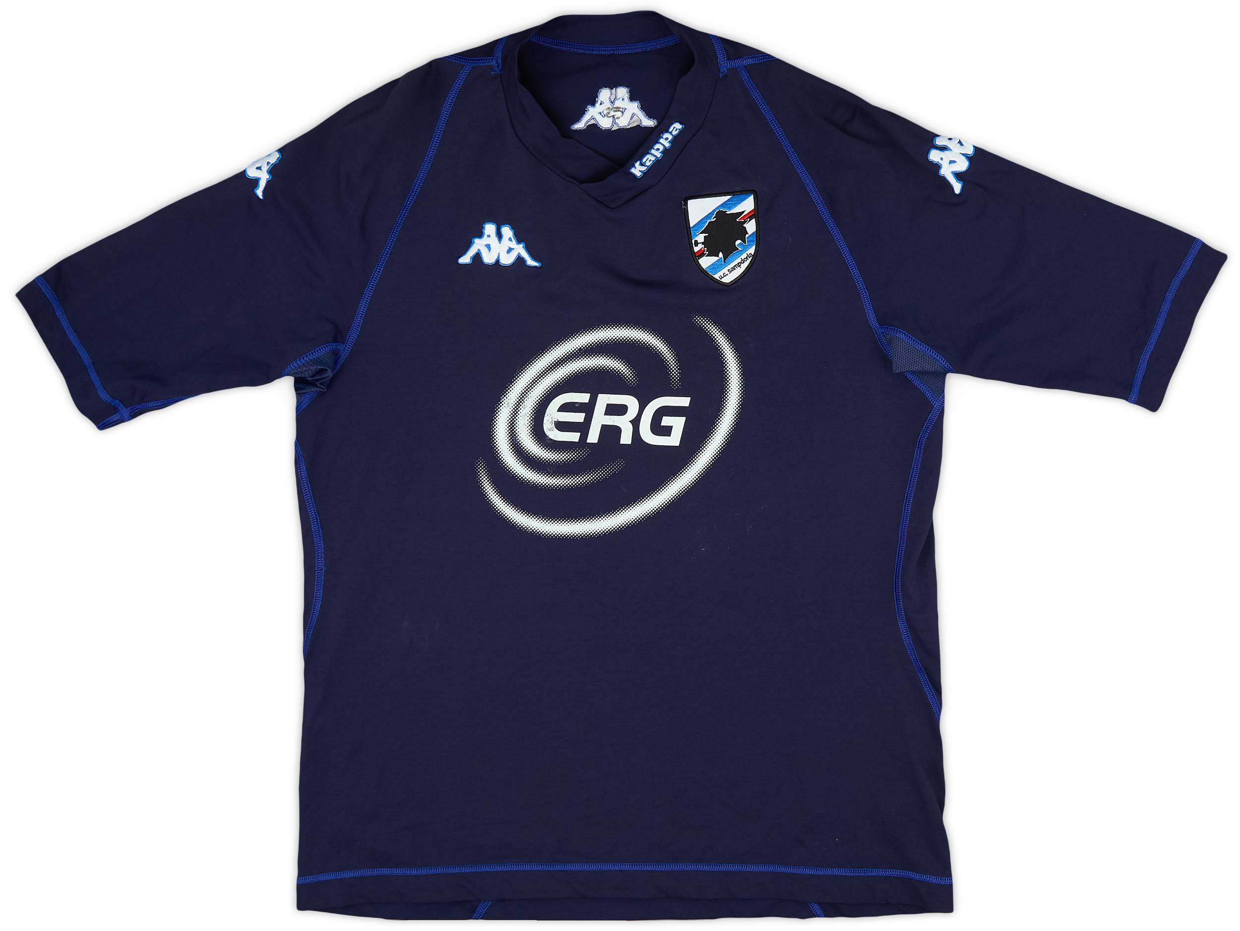2004-05 Sampdoria Kappa Training Shirt - 6/10 - (XL)
