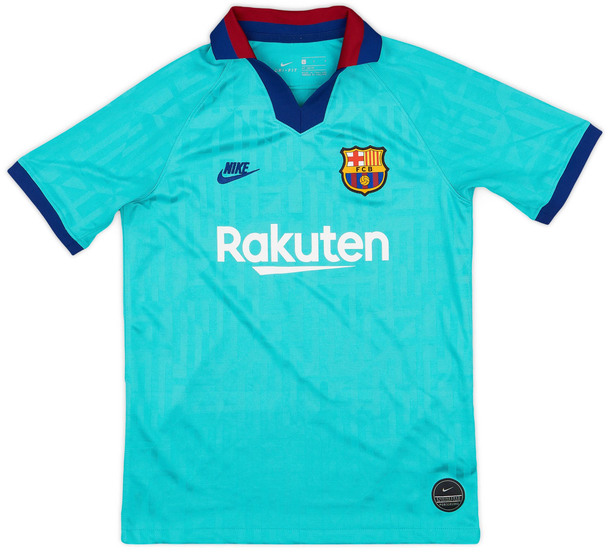 2019-20 Barcelona Third CL Shirt - 9/10 - (L.Boys)